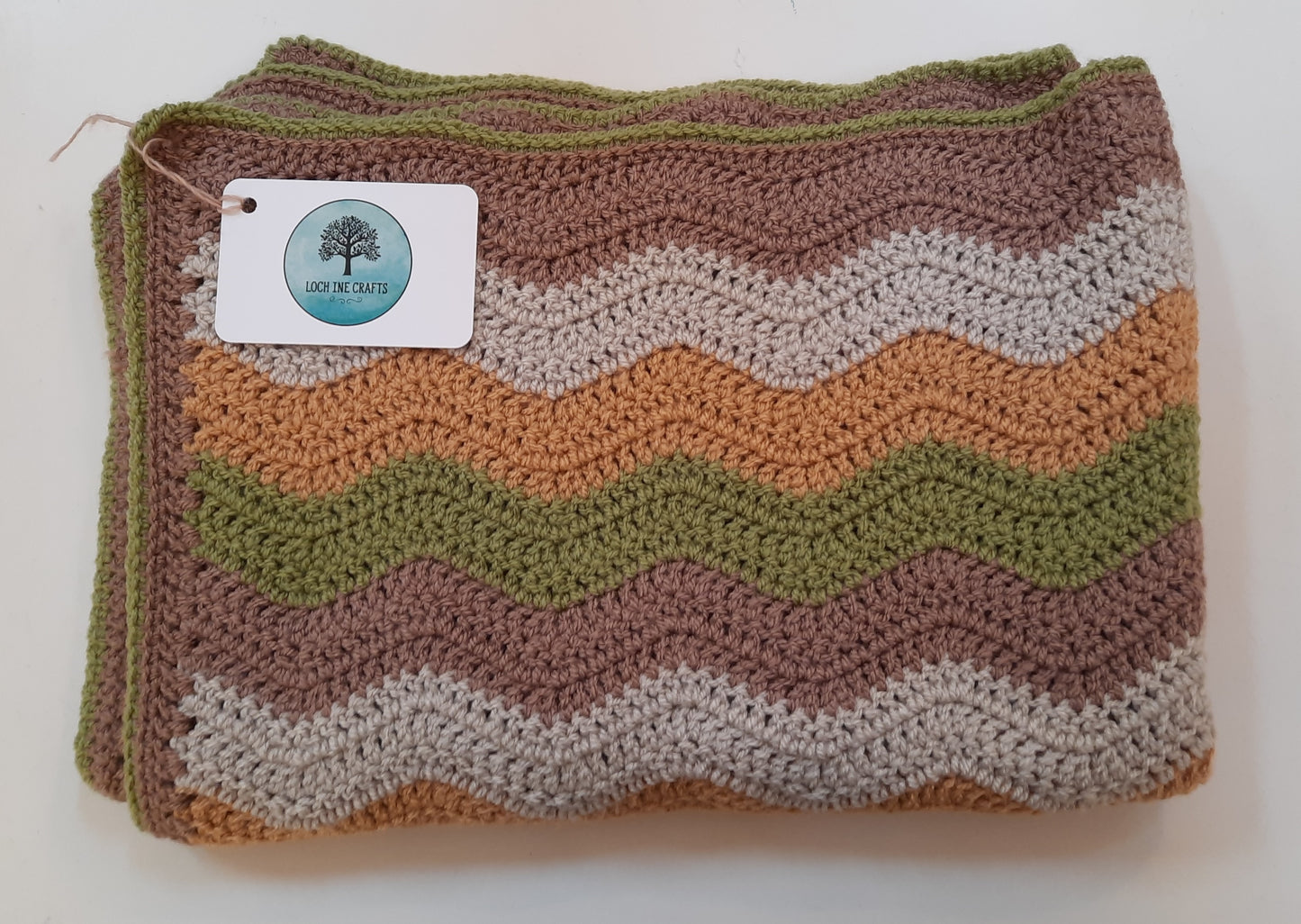 Crochet baby blanket - Ocean
