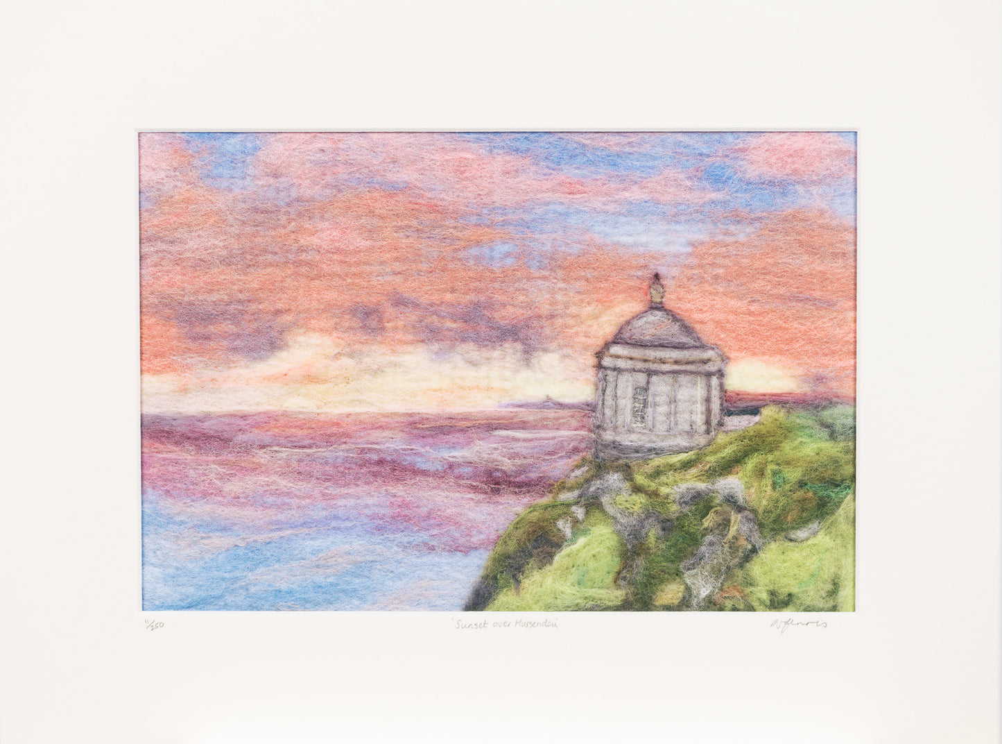 Sunset over Mussenden (Fine Art Print)