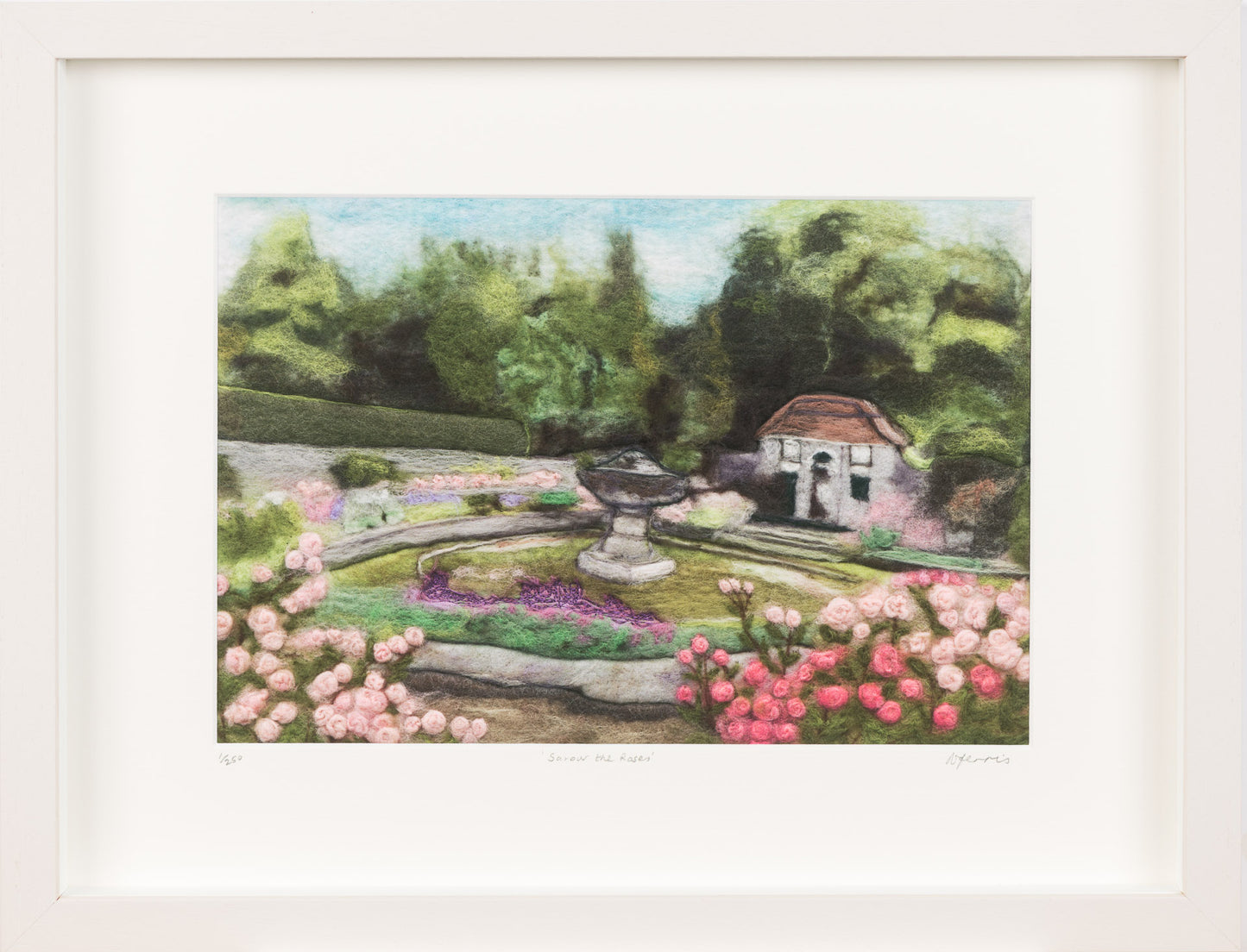 Savour the roses (Framed Fine Art Print)