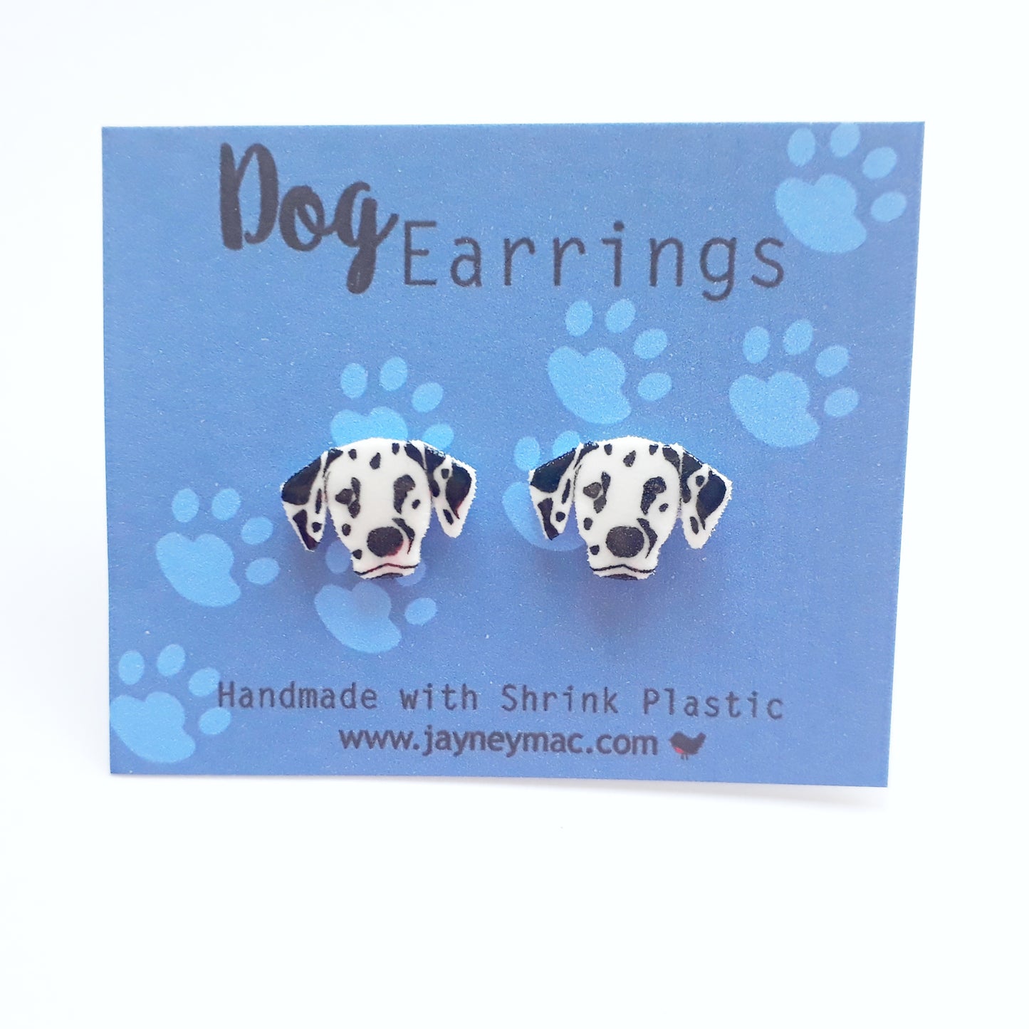 Dalmatian earrings
