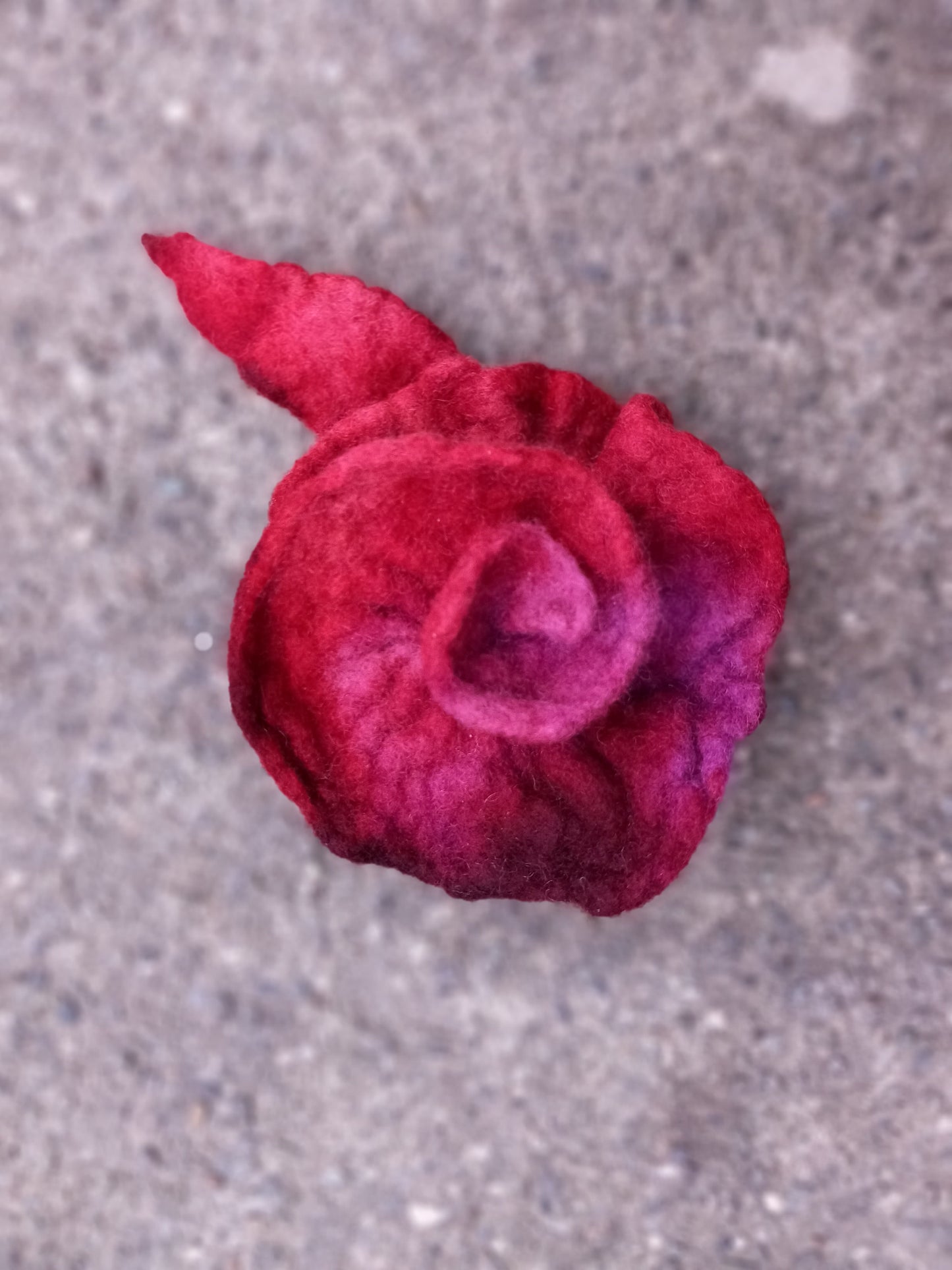 Felt brooch