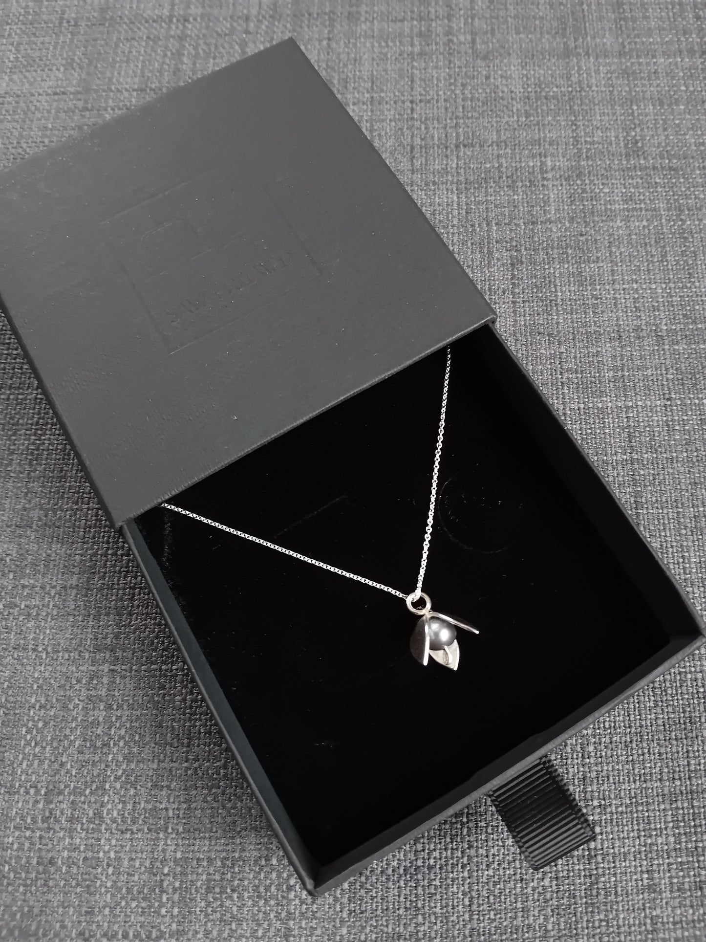 Sterling Silver Snowdrop with 18 inch chain