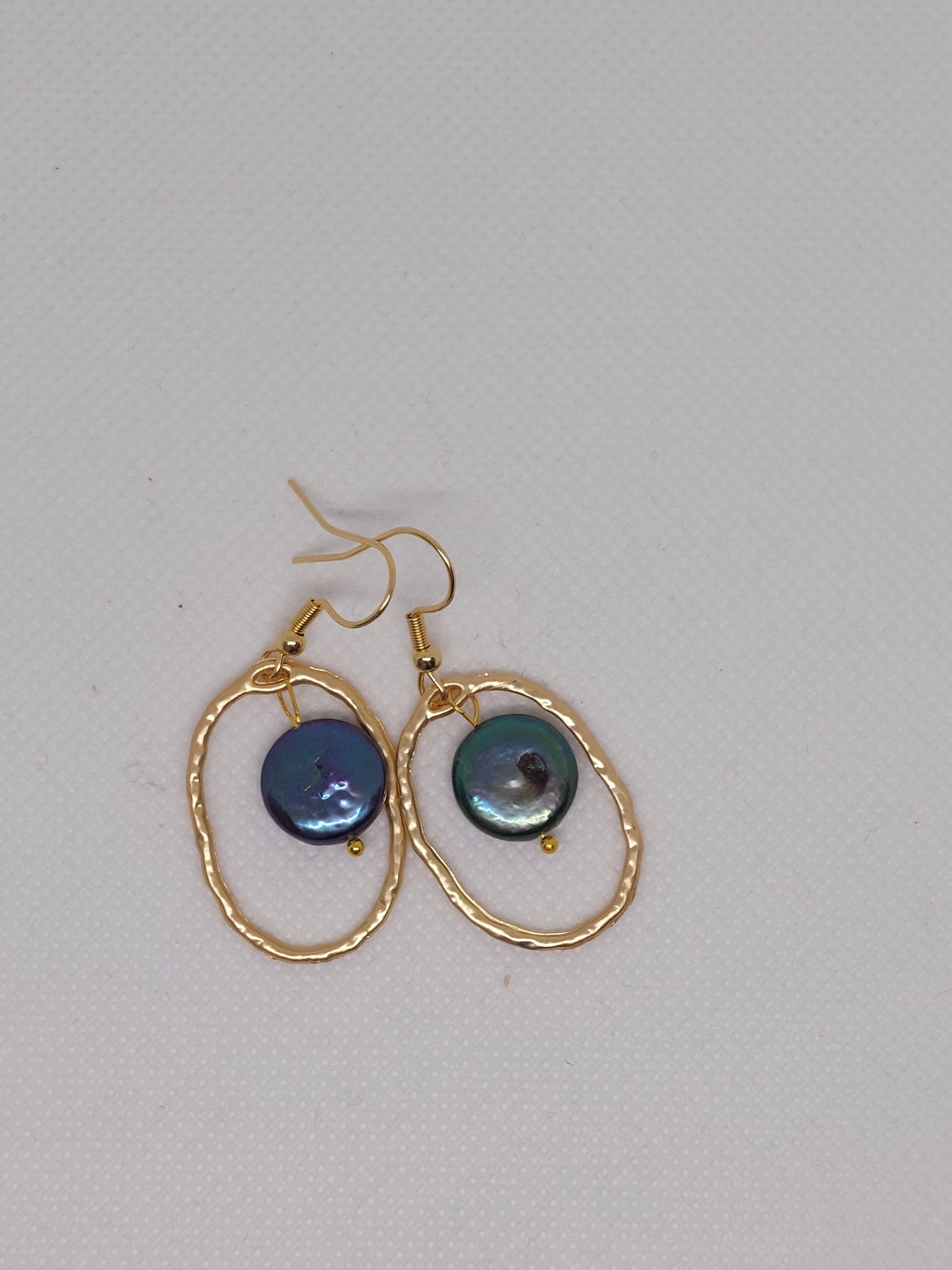 Gold Pearl Earrings