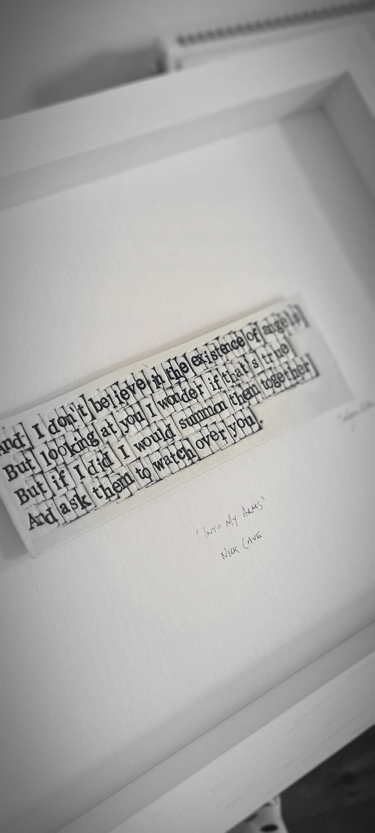 'Into my Arms' Nick Cave