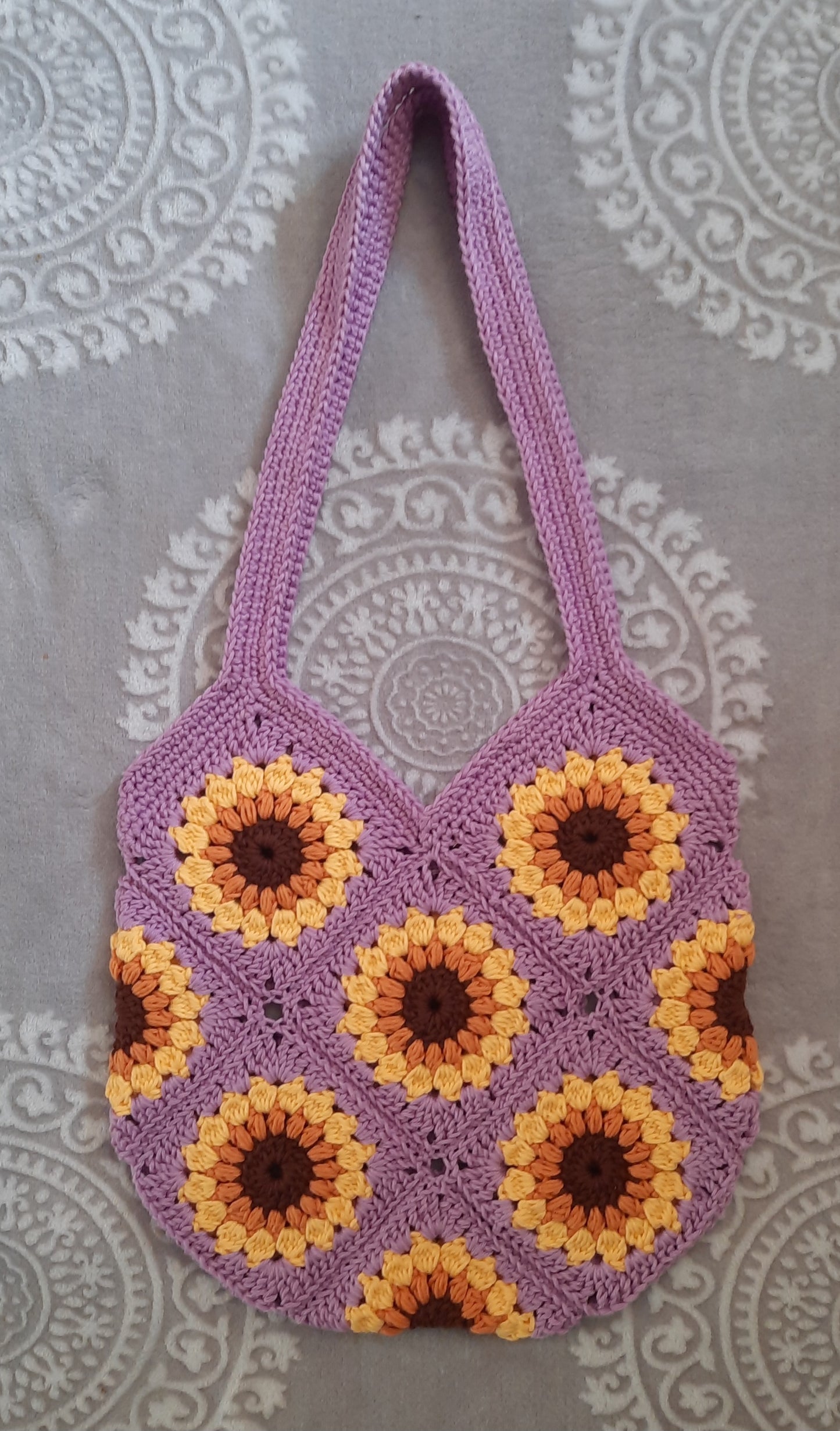 Crochet bag - Sunburst COTTON