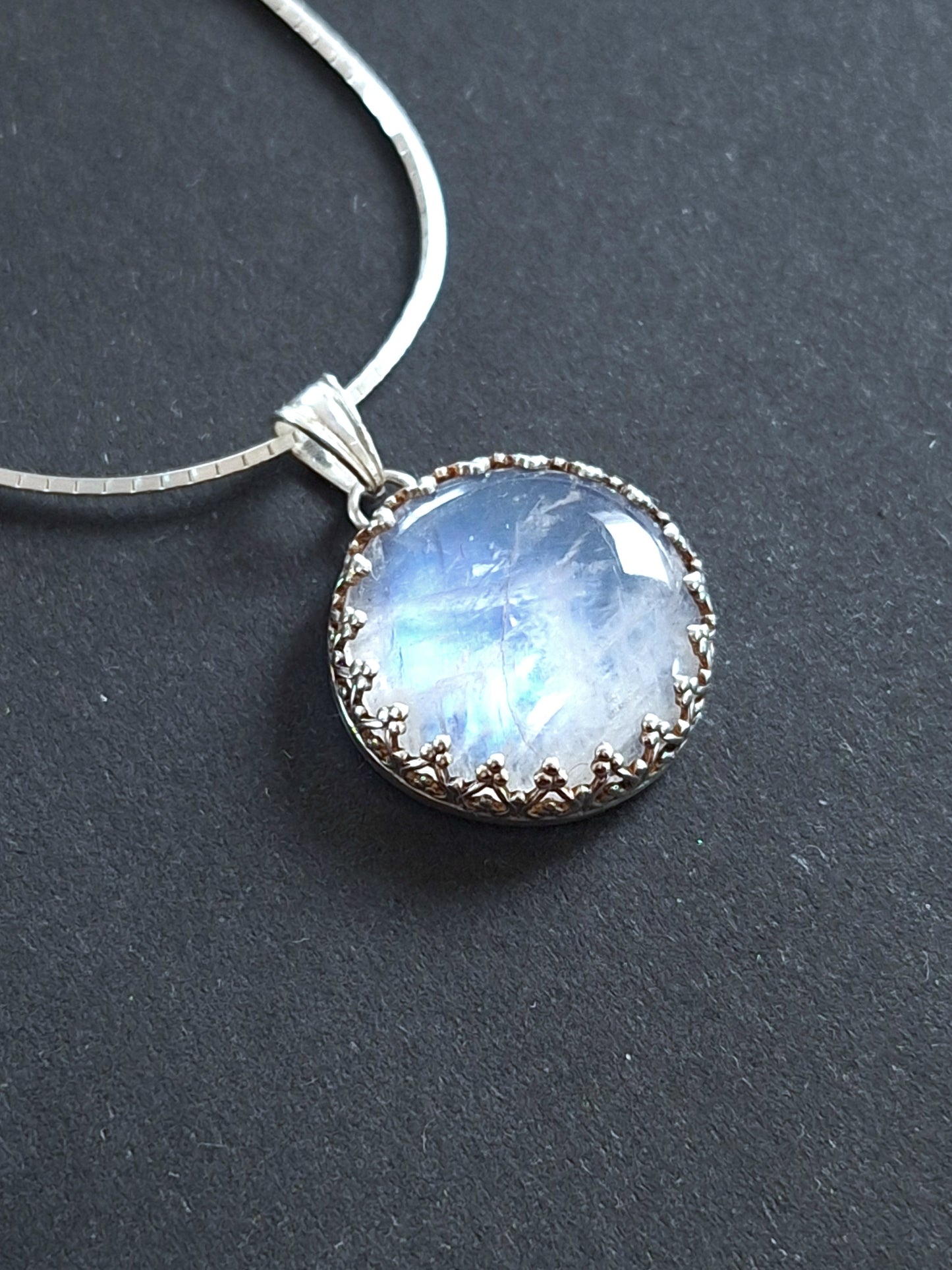 Moonstone necklace large