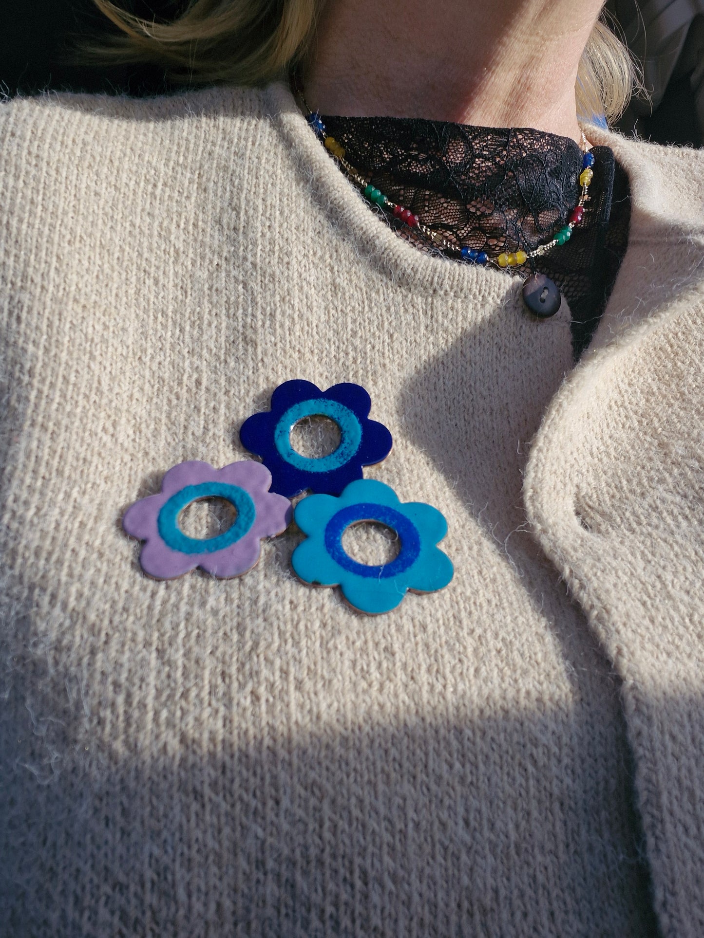 Large Flower Brooch