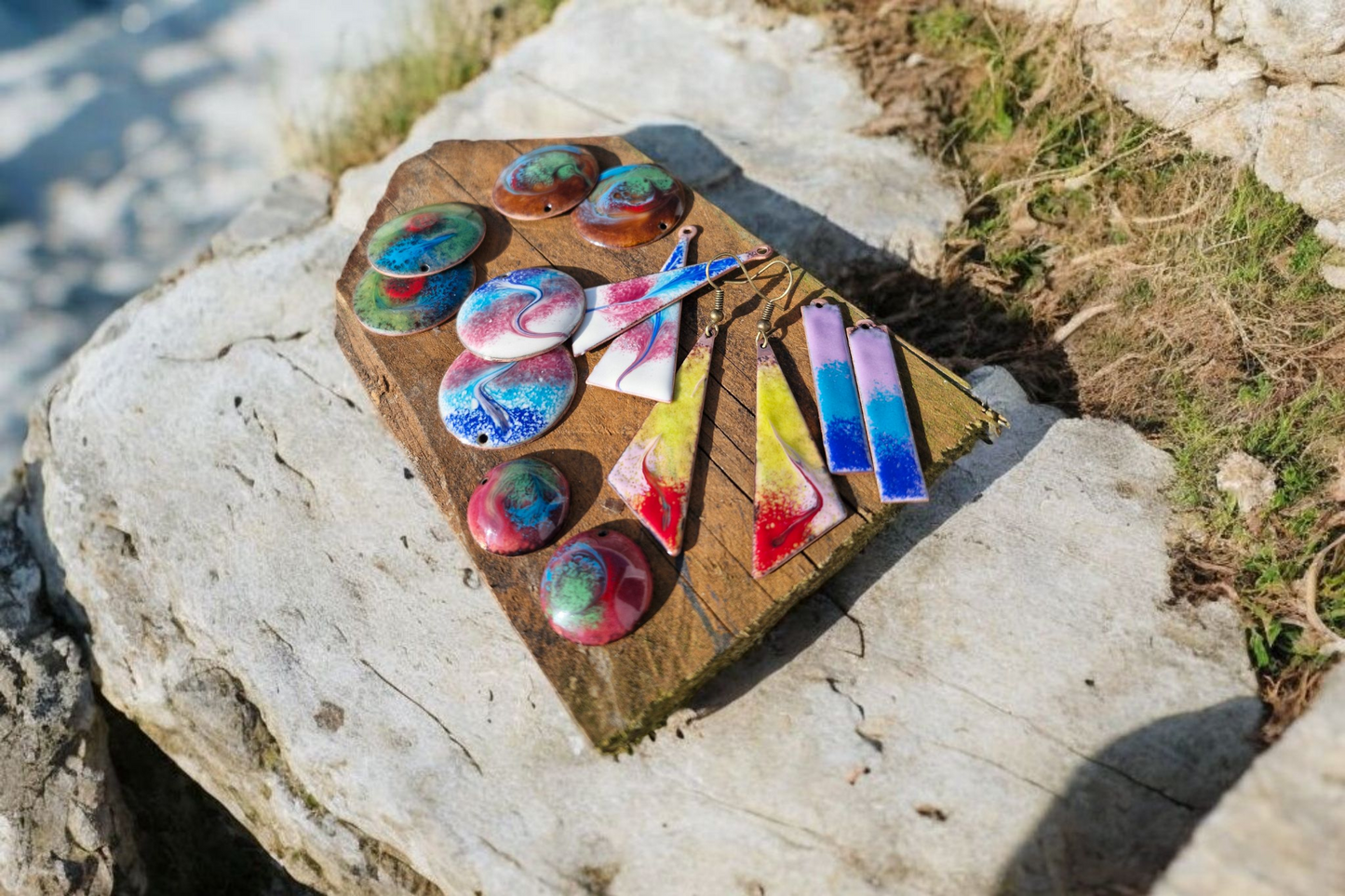 Abstract Art Earrings