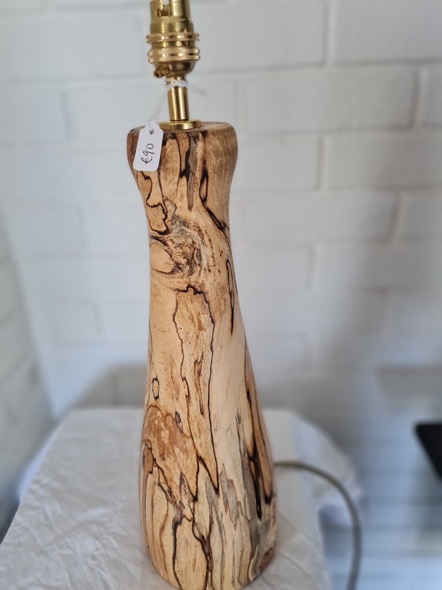 Spalted beech lamp 6