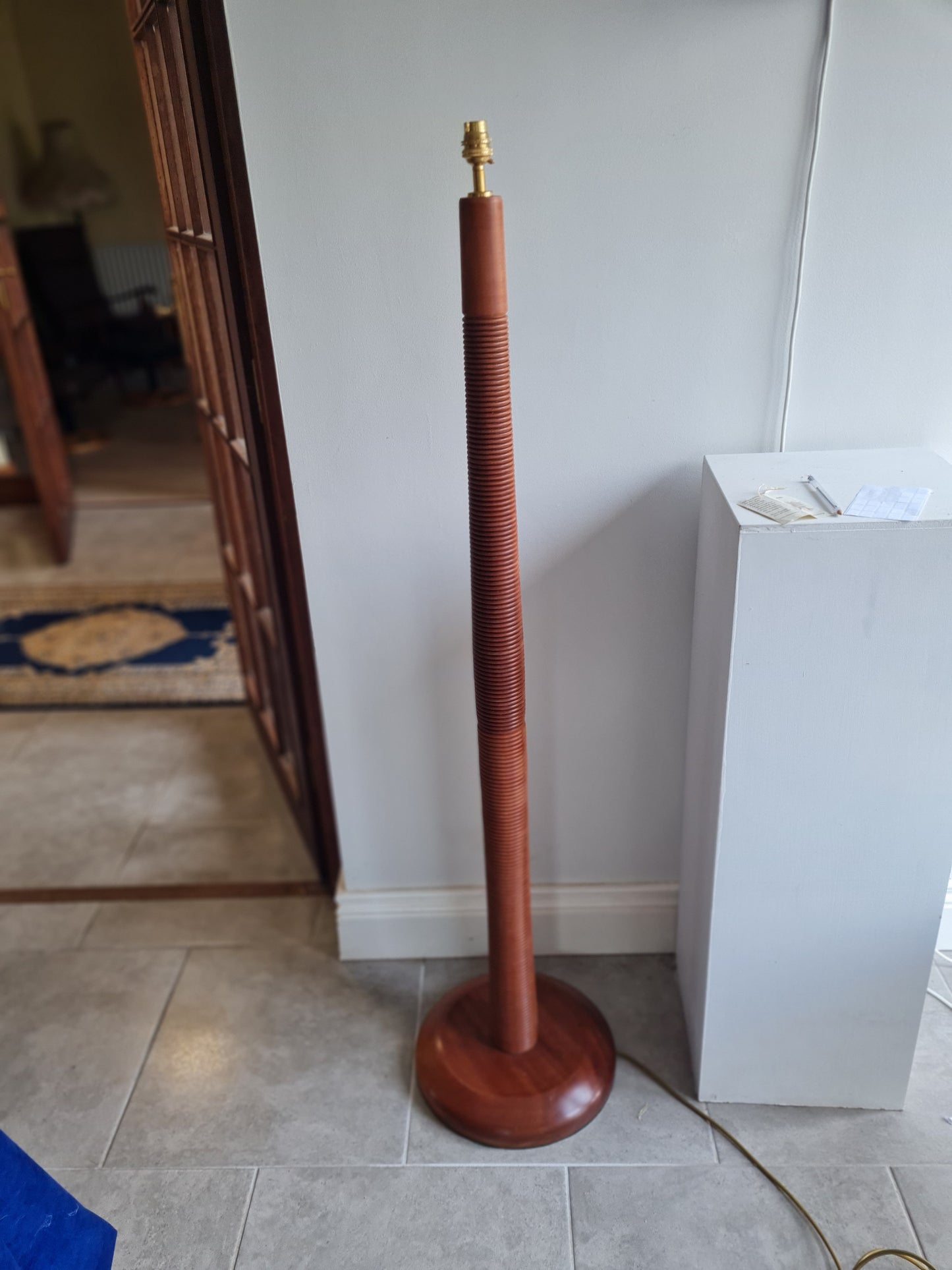 Sapele Standard lamp