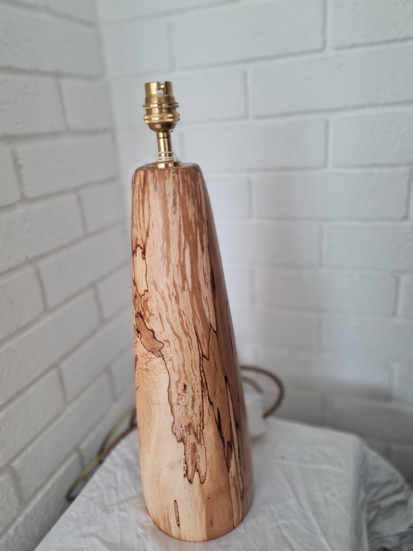 Spalted Beech lamp