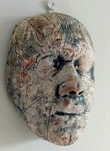 Green Man Face Mask