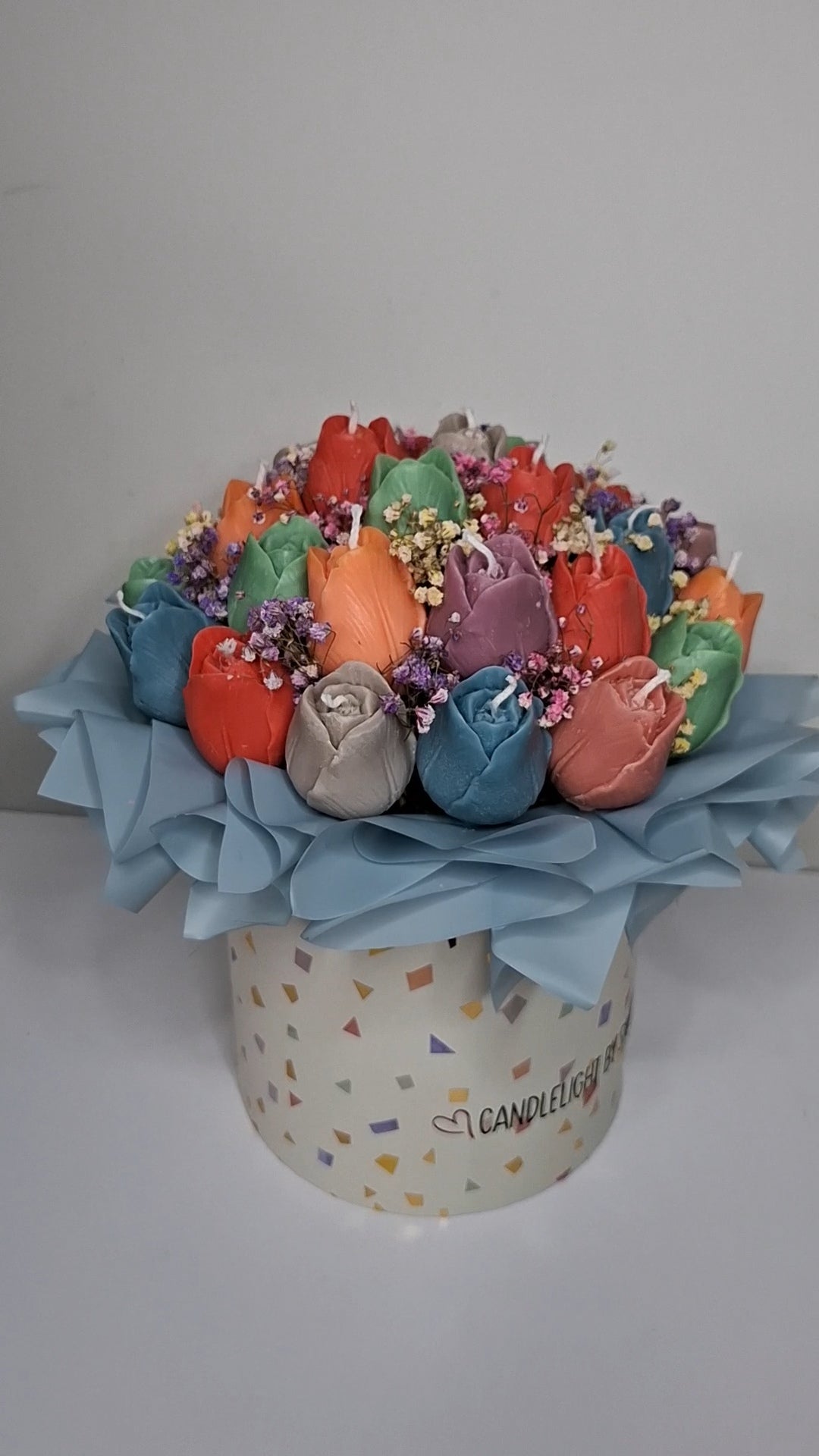 Candle Bouquet L size-Tulip Fields