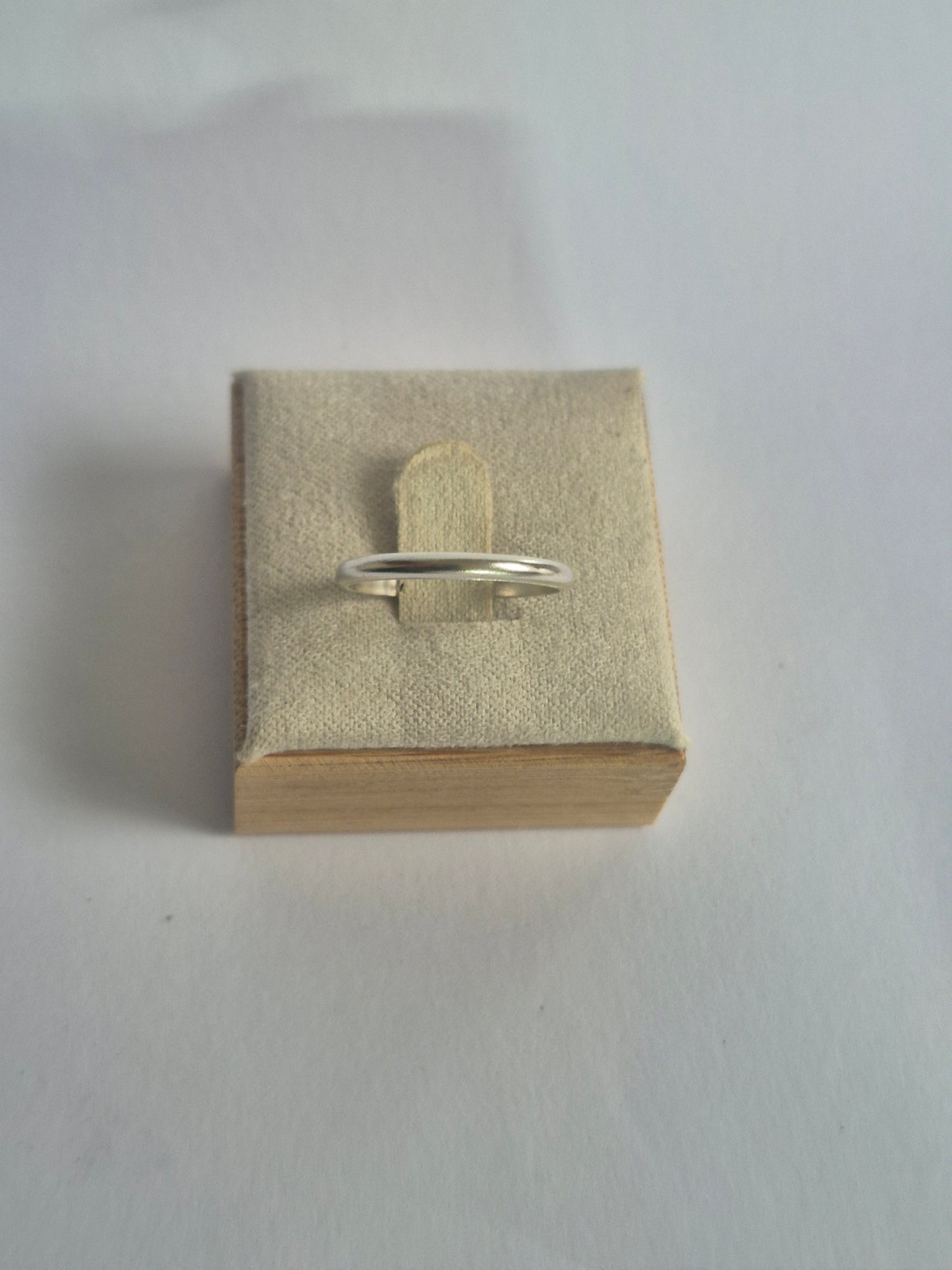 Silver stacking ring