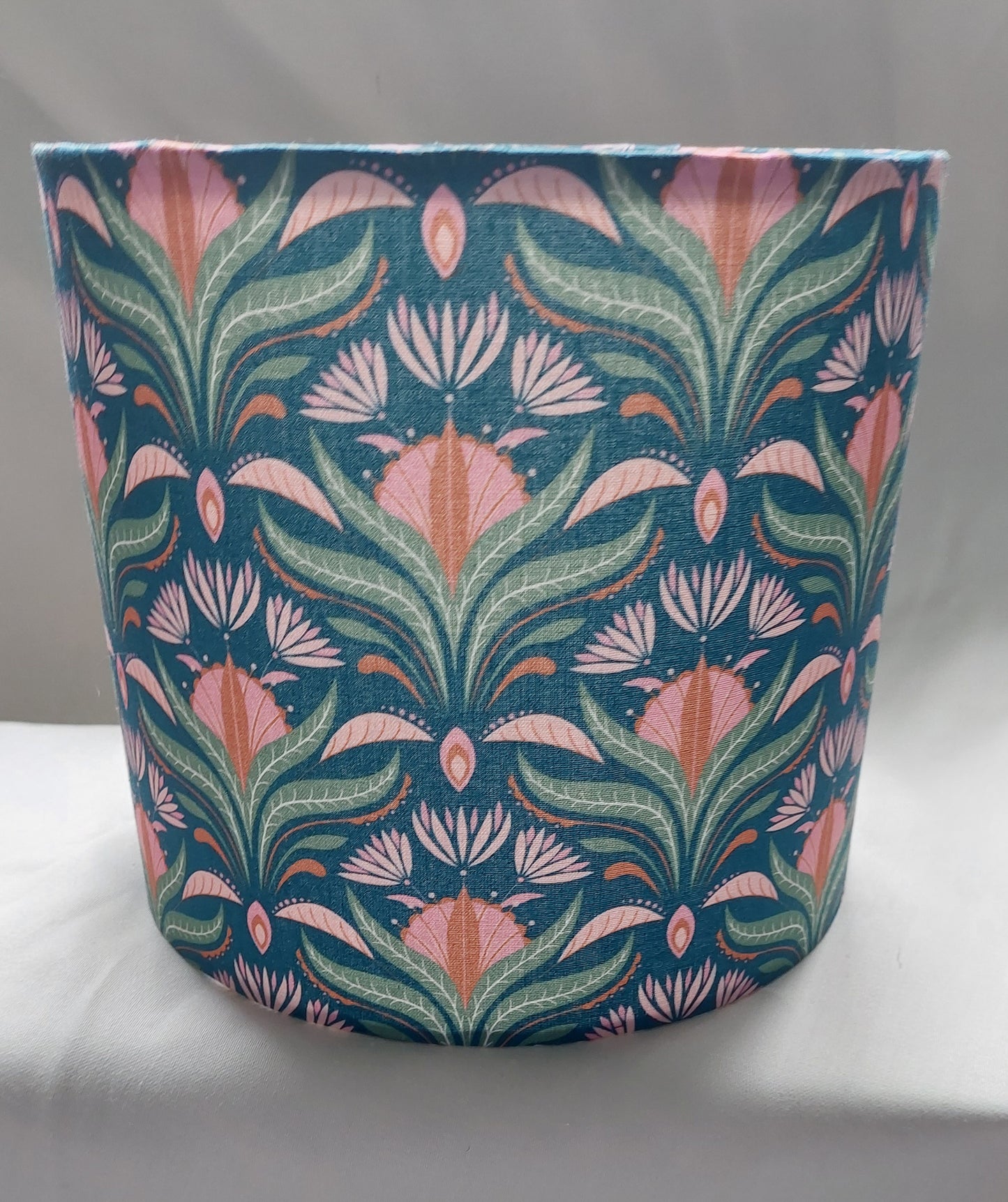 Tropical Art Deco lampshade