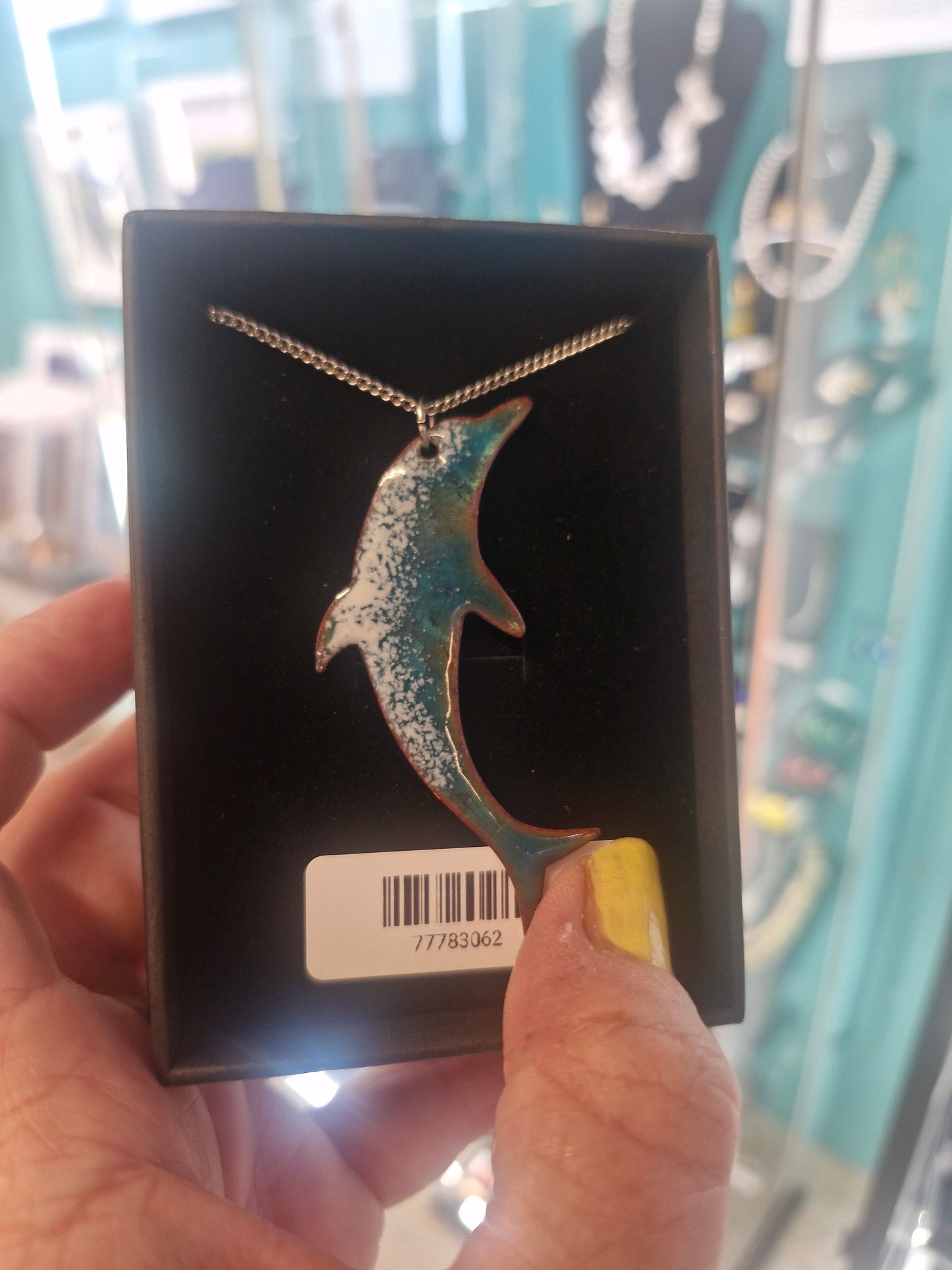 Dolphin Necklace (Green)