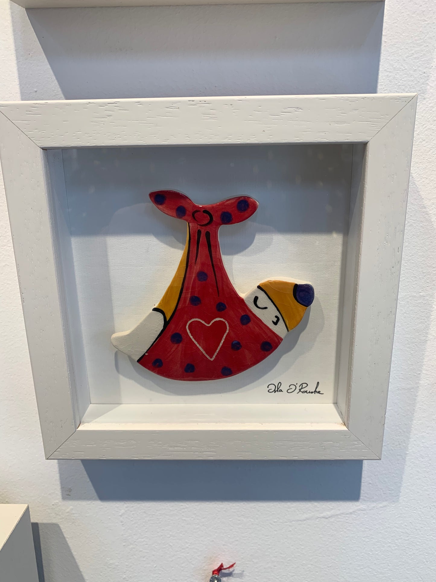 Framed baby sling red