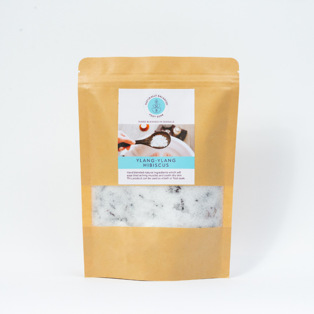 Ylang Ylang and Hibiscus flower foot soak
