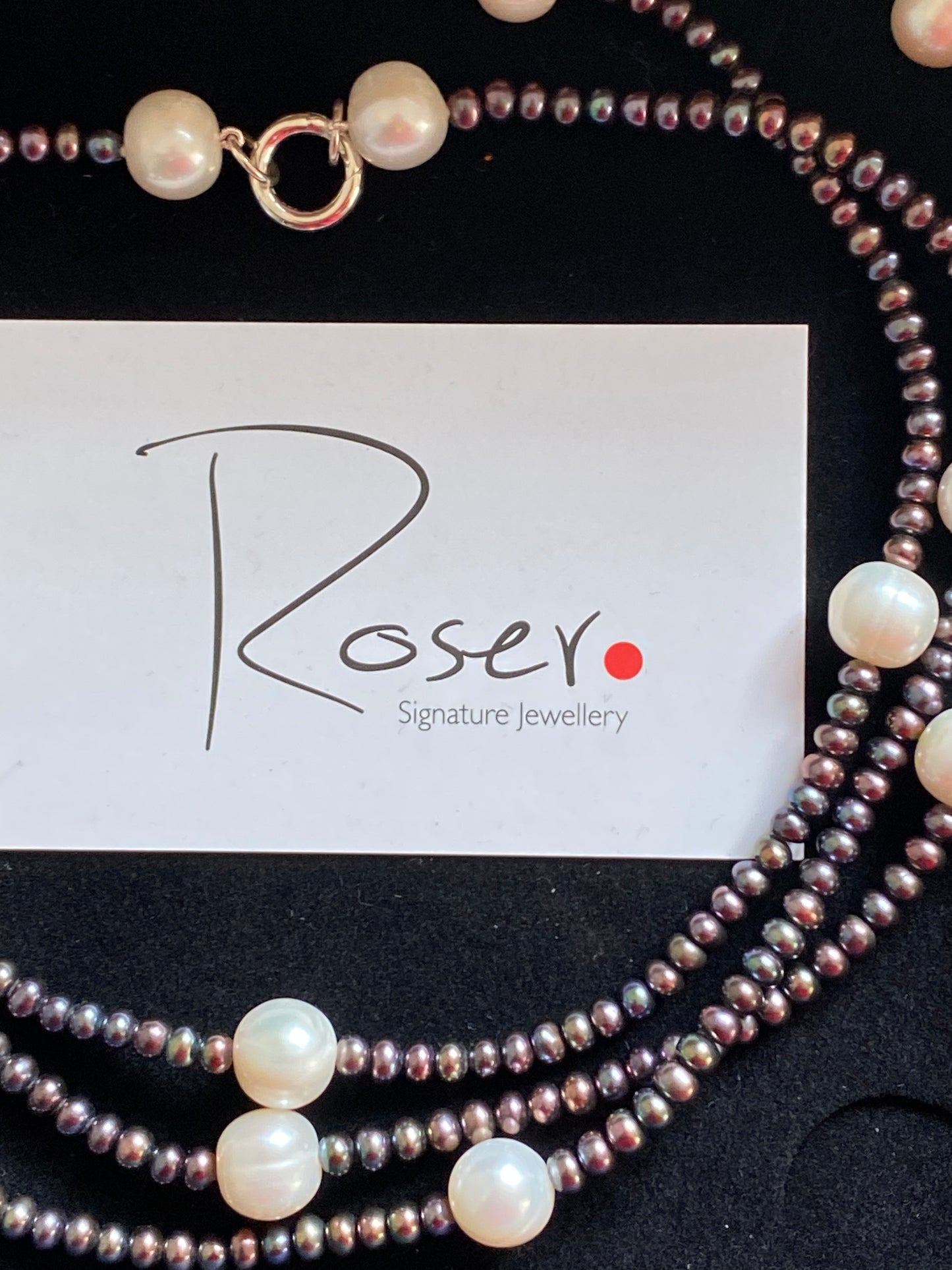 Silver Lining Pearl Necklace.