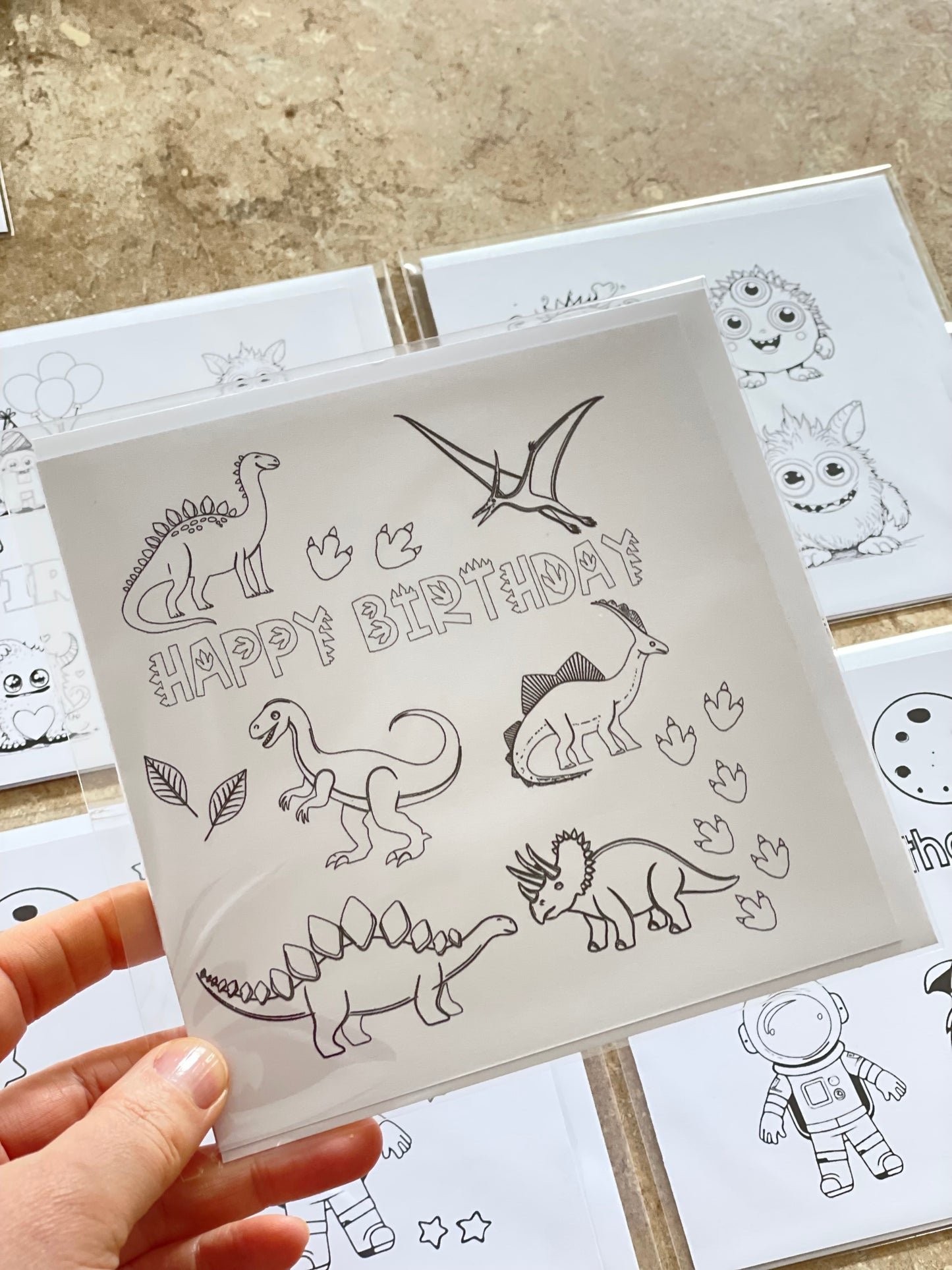 "Colour Me" Greeting Cards (Single)