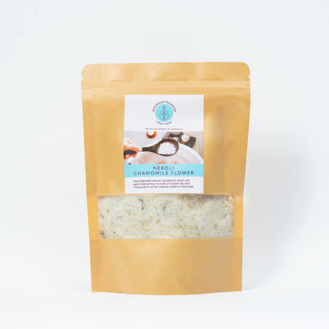 Neroli and Chamomile flower foot soak