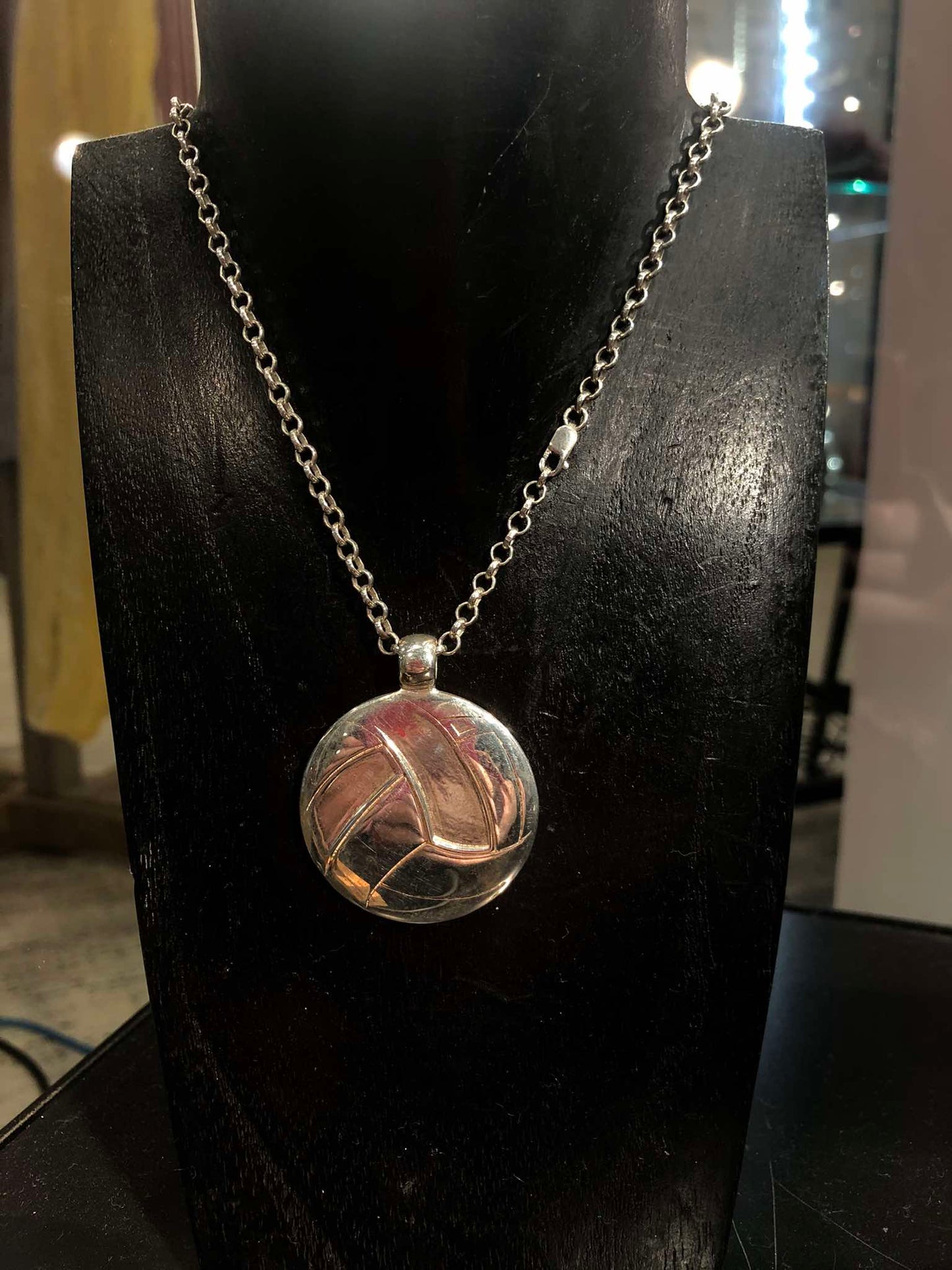 GAA Football pendant Sterling Silver Necklace