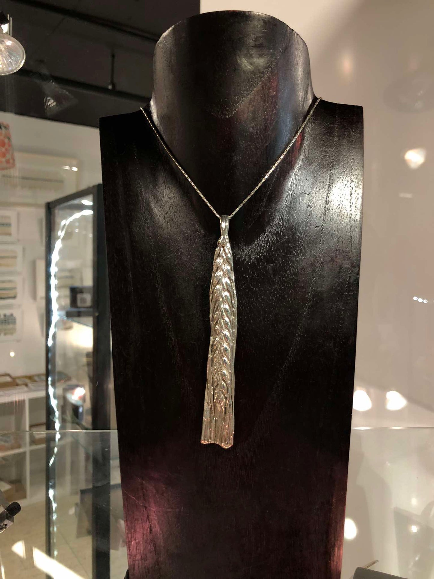 'Harvest' Sterling Silver Necklace on Long Chain