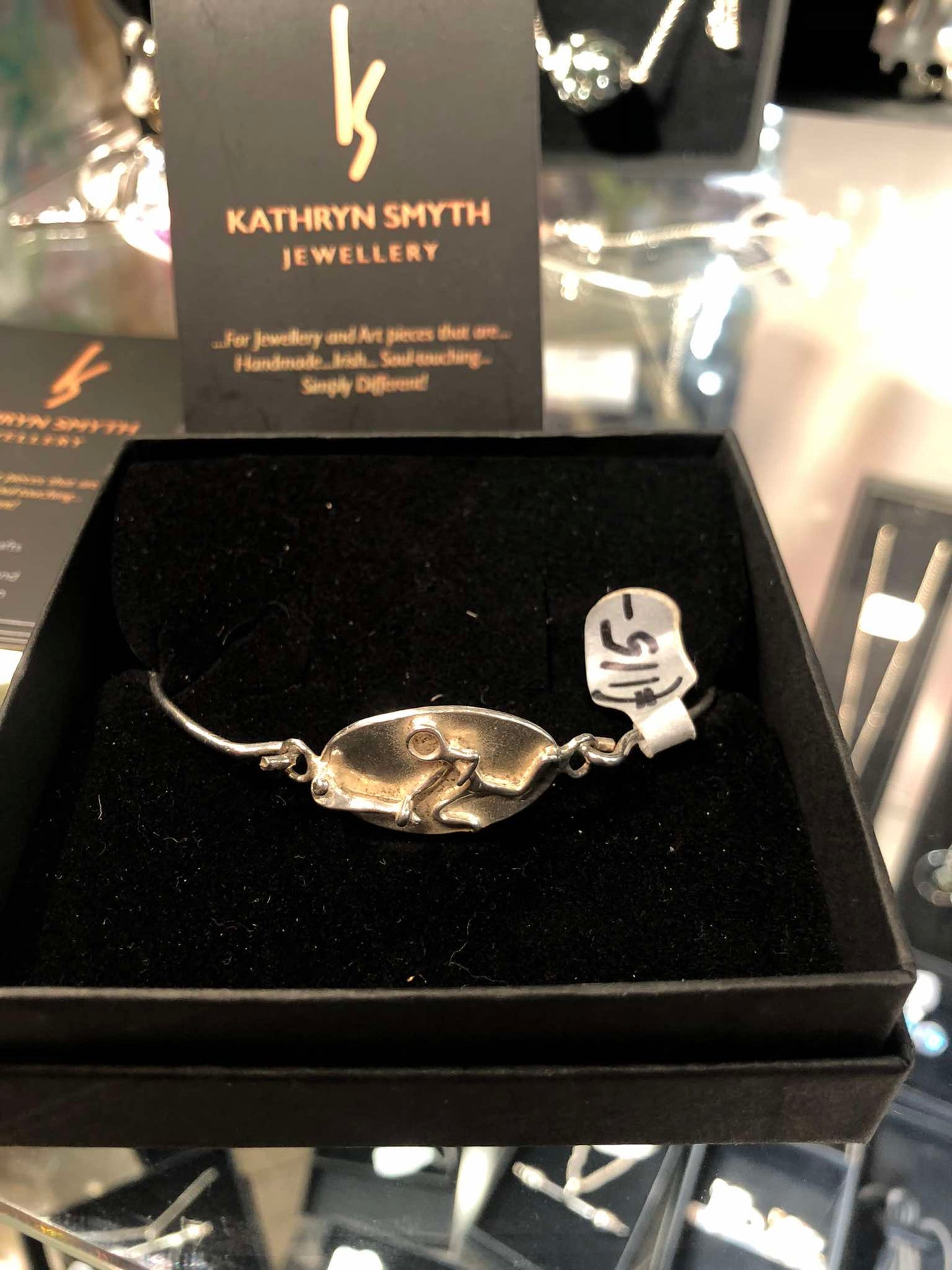 Hurler Pendant bracelet, Stg. Silver