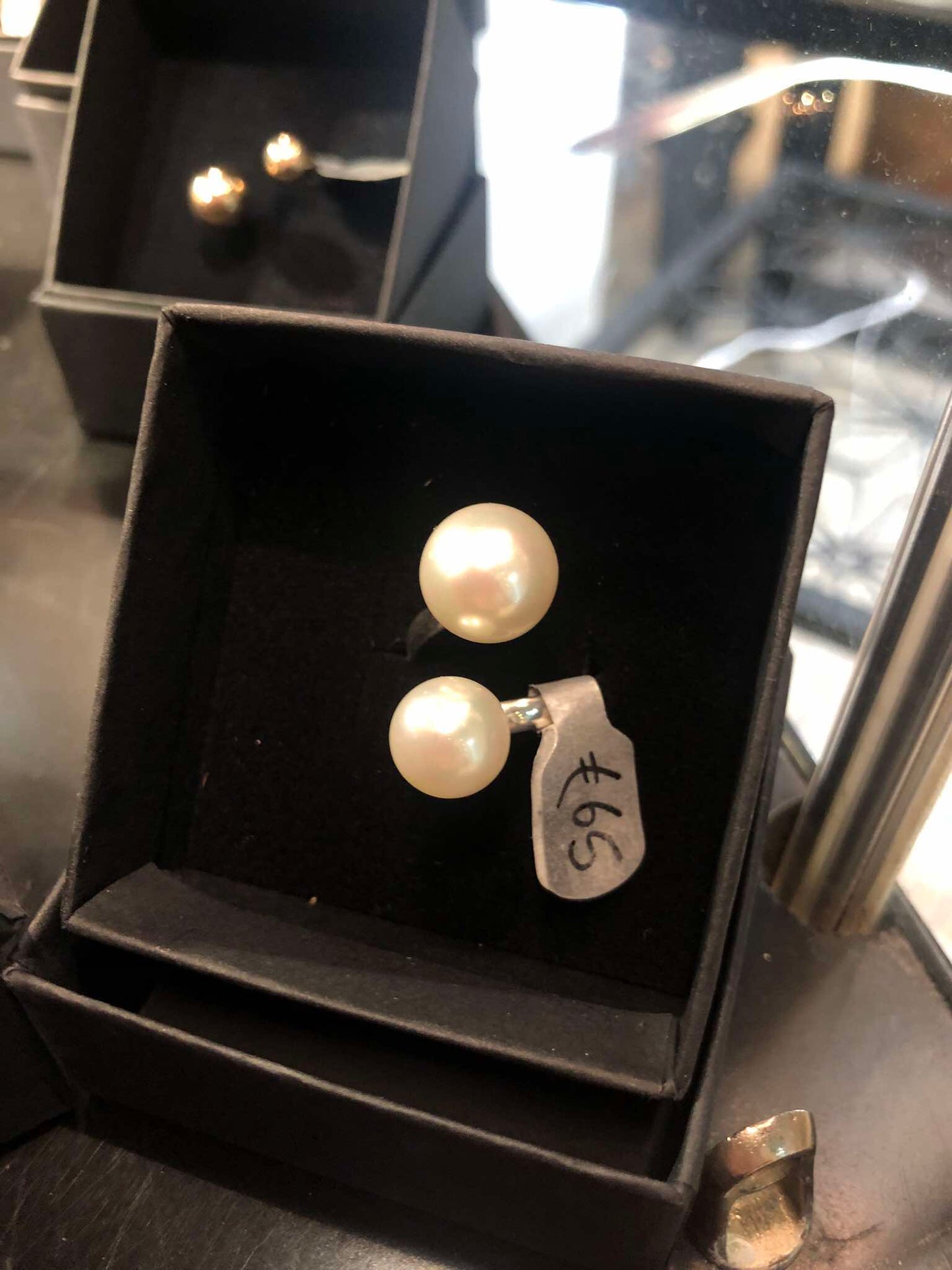 Pearl Bead Adjustable Ring