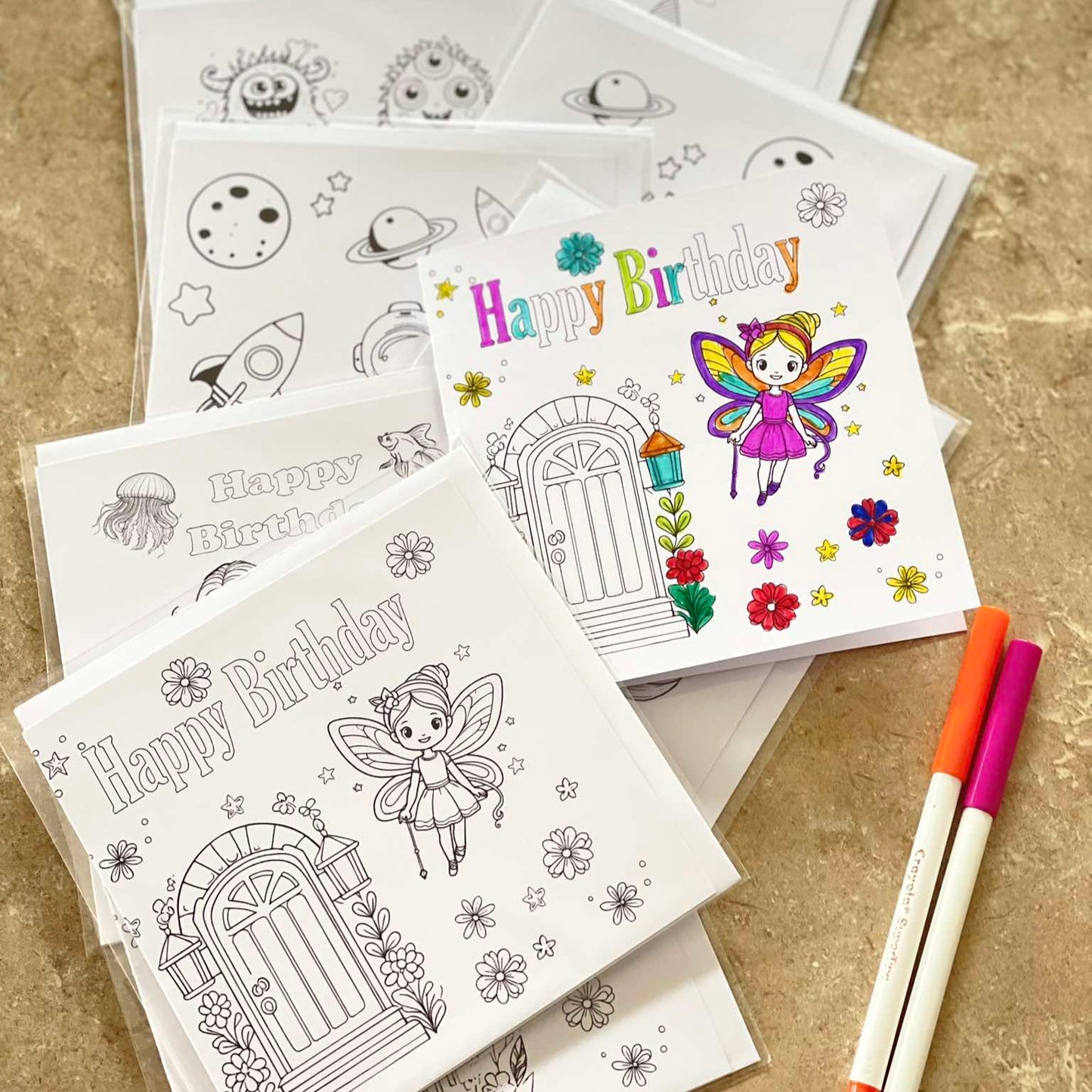 "Colour Me" Greeting Cards (Single)