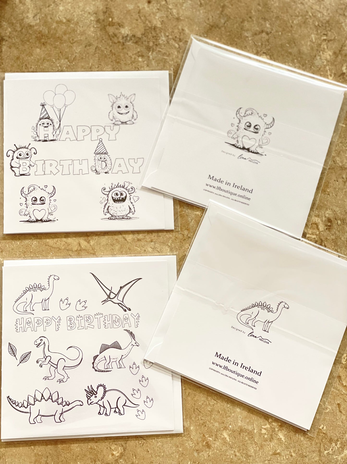 "Colour Me" Greeting Cards (Single)