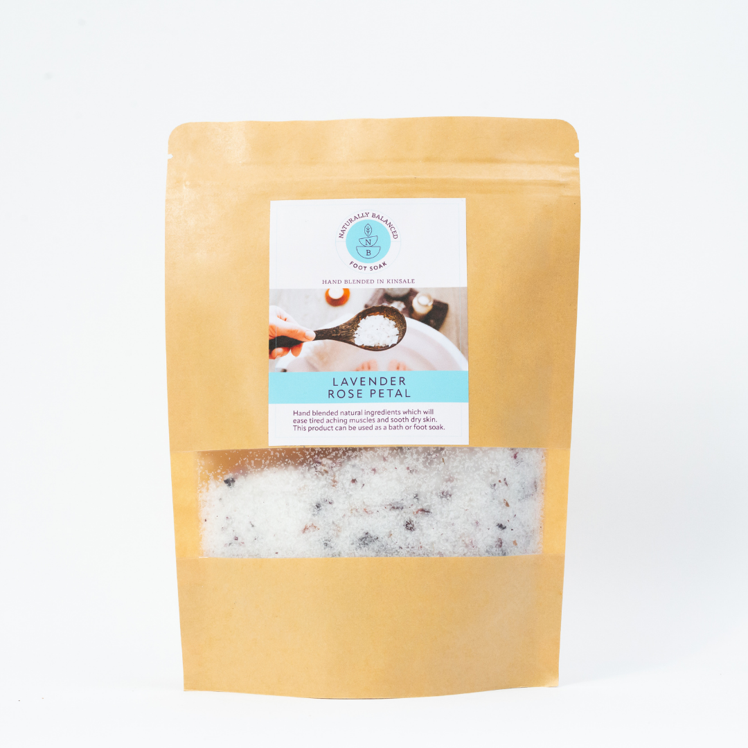 Lavender and Rose Petal Foot soak