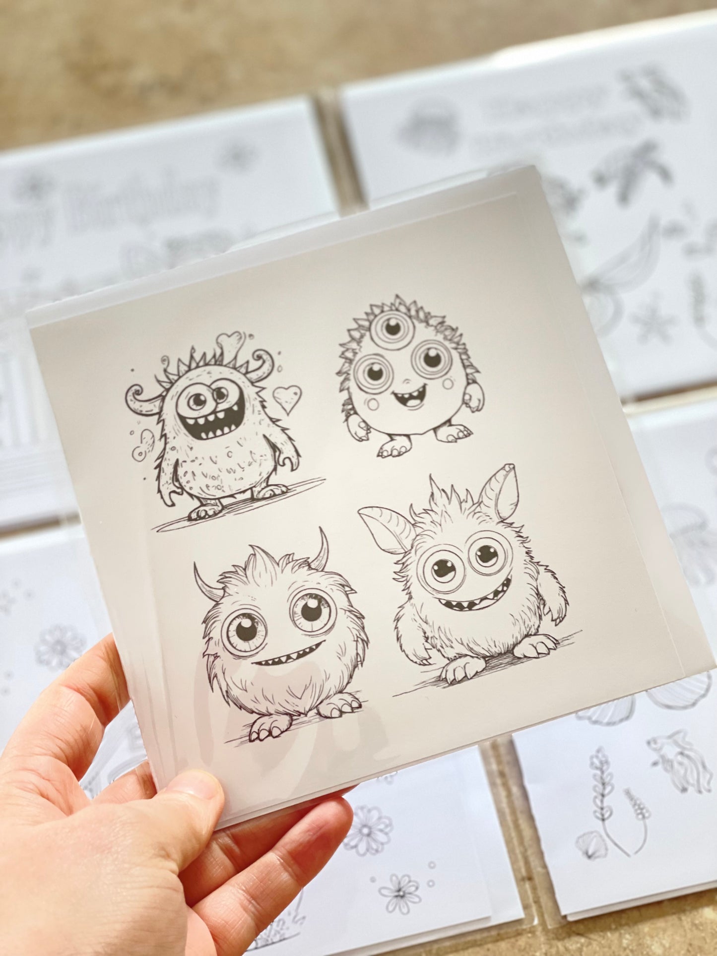 "Colour Me" Greeting Cards (Single)