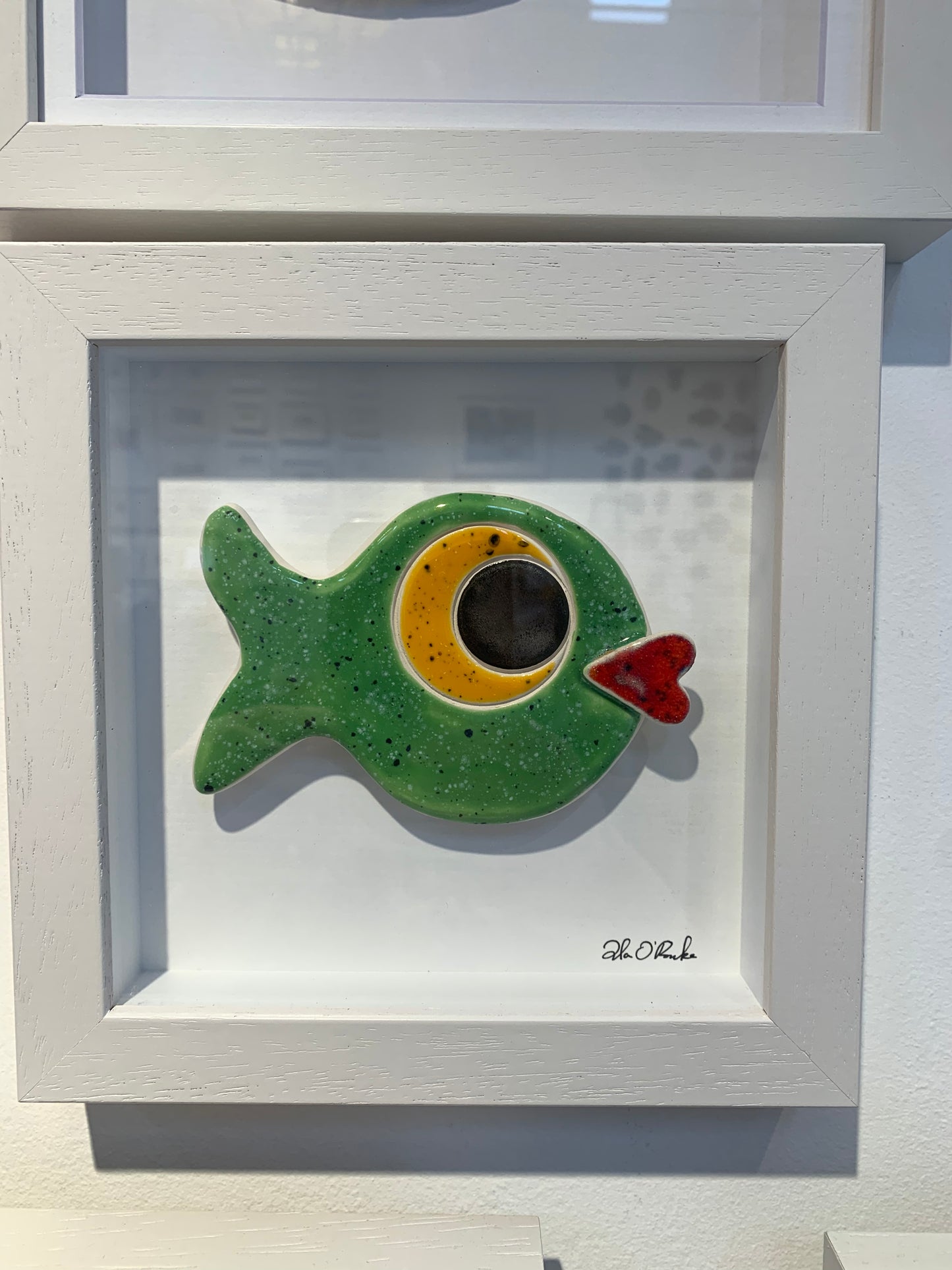 Kissy fish green (r)