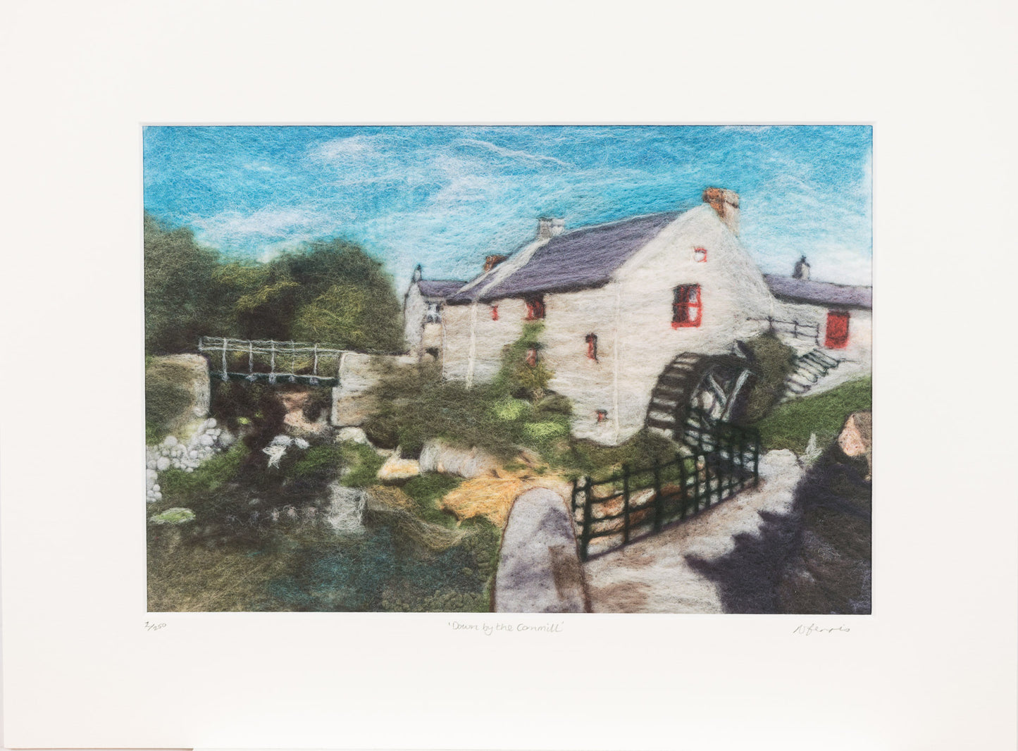 Down by the Cornmill (Fine Art Print)