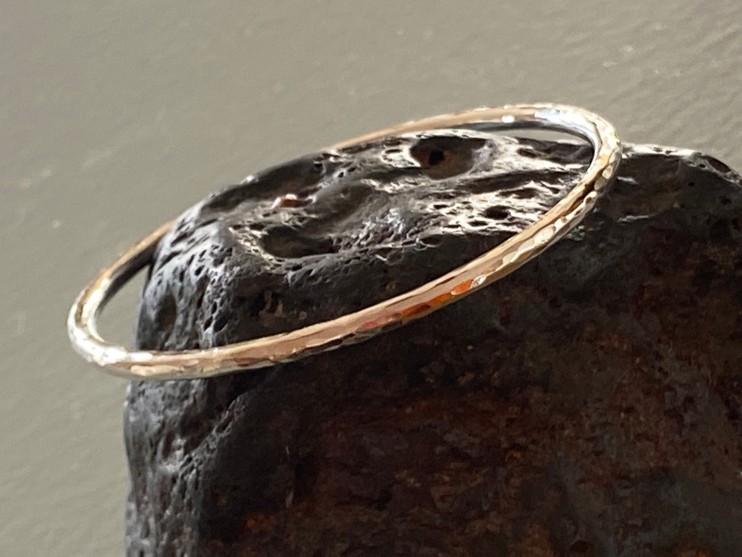 Gleaming Silver Bangle