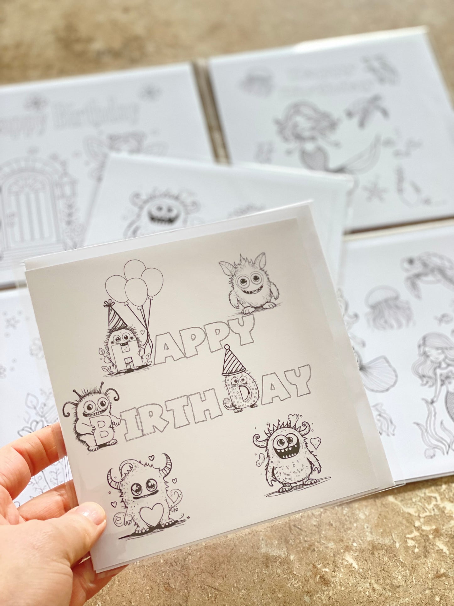 "Colour Me" Greeting Cards (Single)