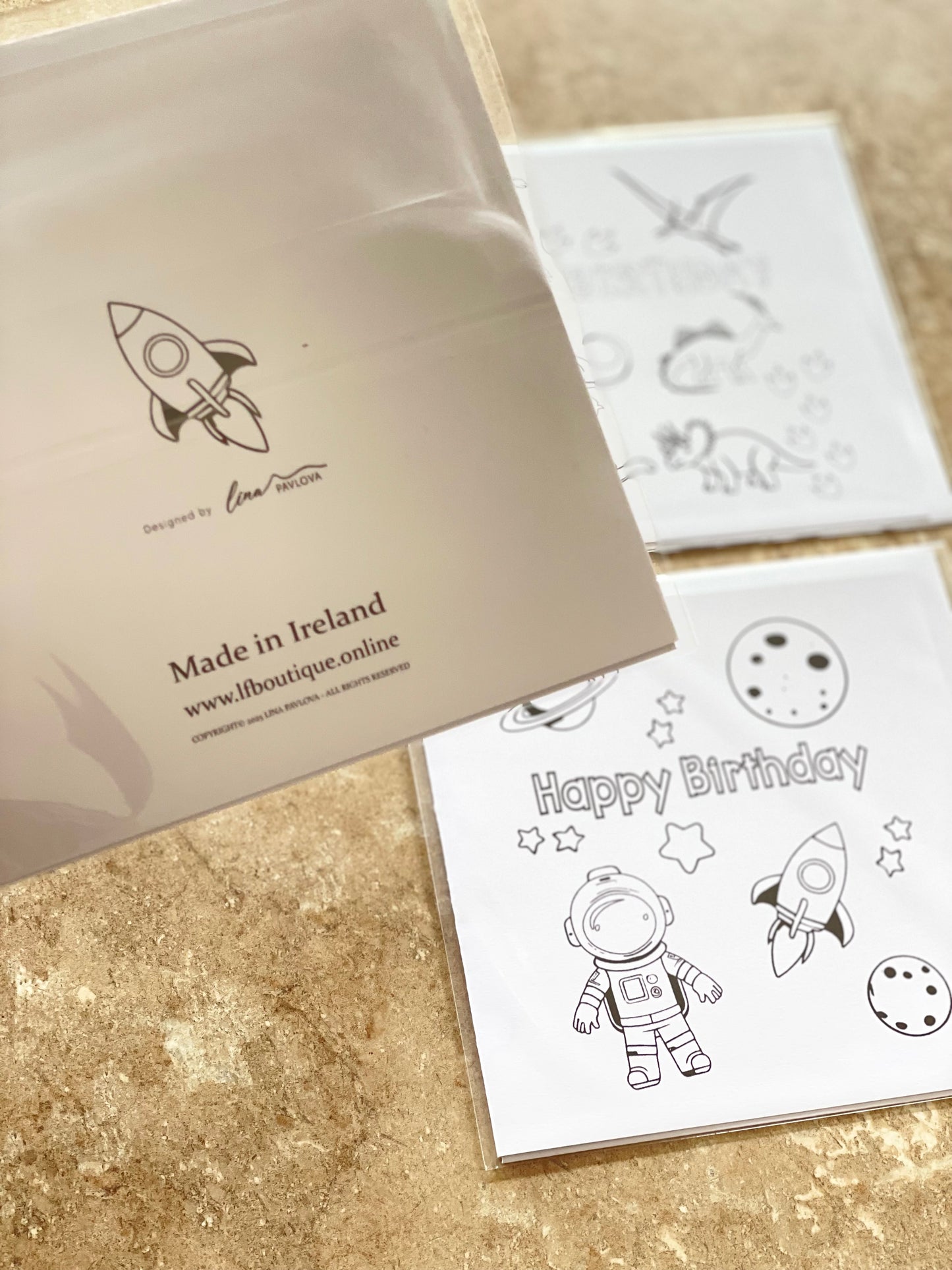 "Colour Me" Greeting Cards (Single)