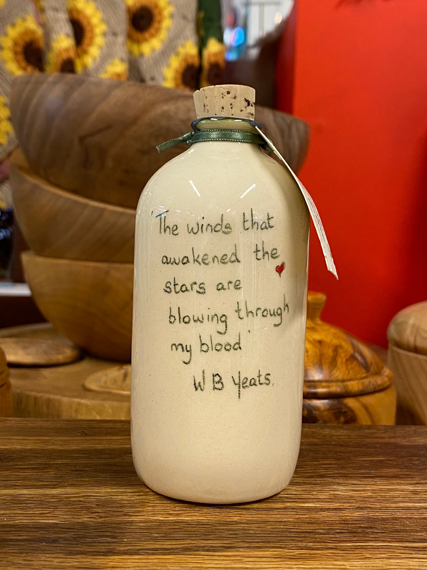 Message on a bottle - W B Yeats - The winds that awakened the stars..