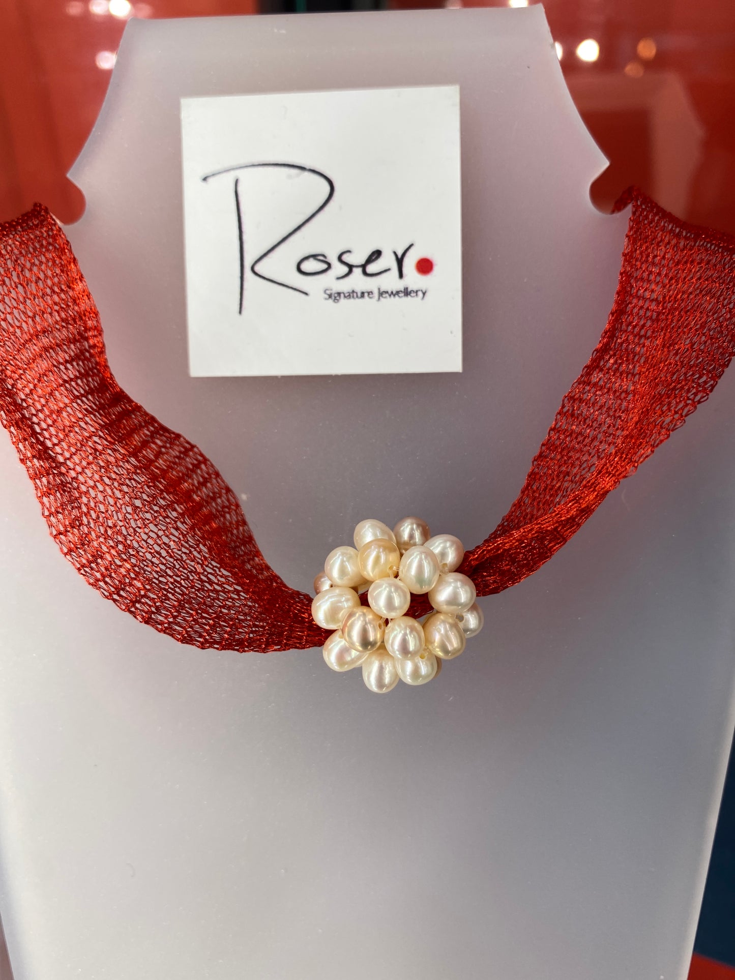 Seaweed Pearl Necklace