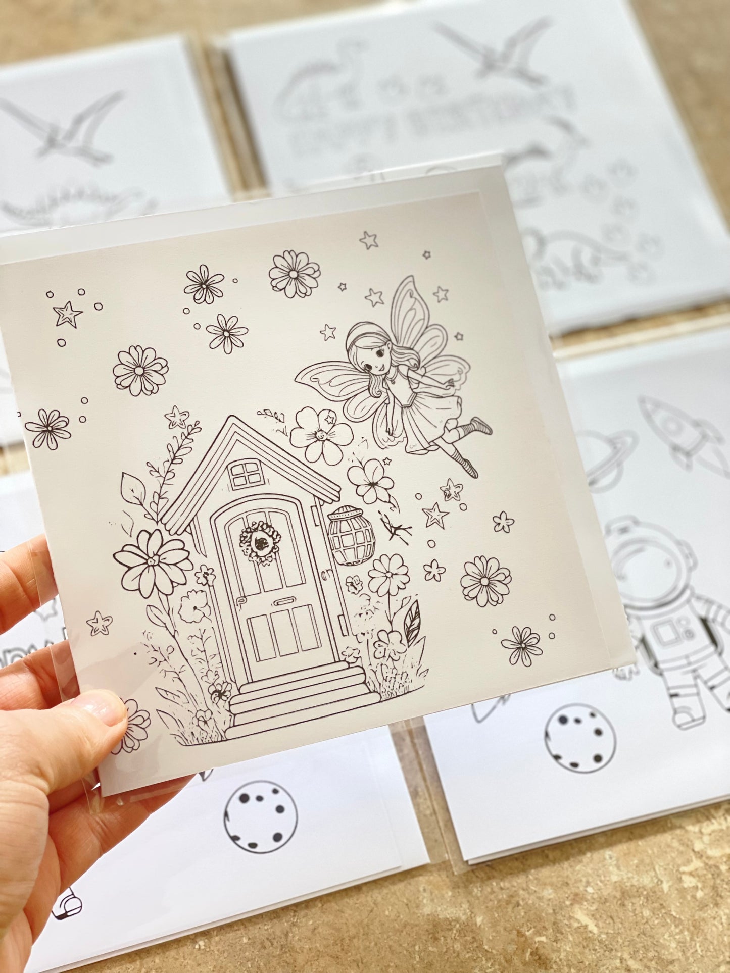 "Colour Me" Greeting Cards (Single)