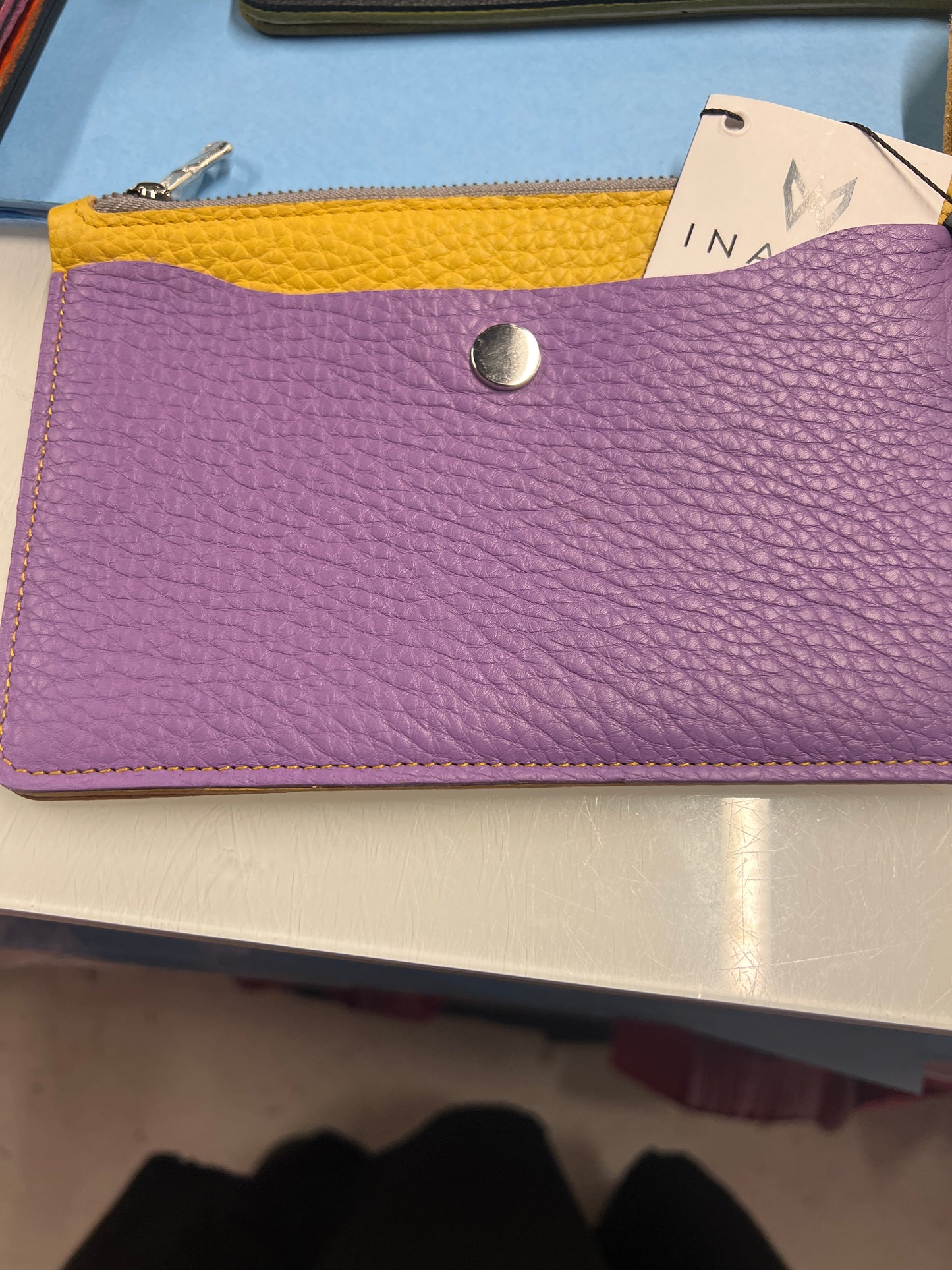Leather clutch