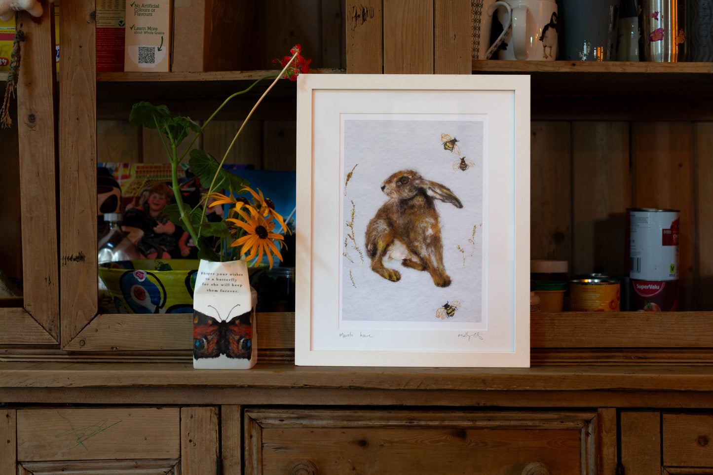 Meadow hare Print | Irish hare art