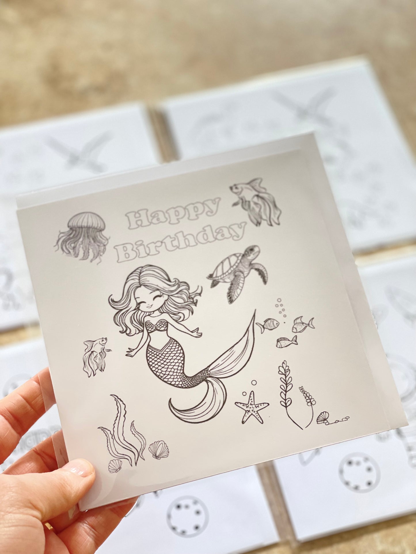 "Colour Me" Greeting Cards (Single)