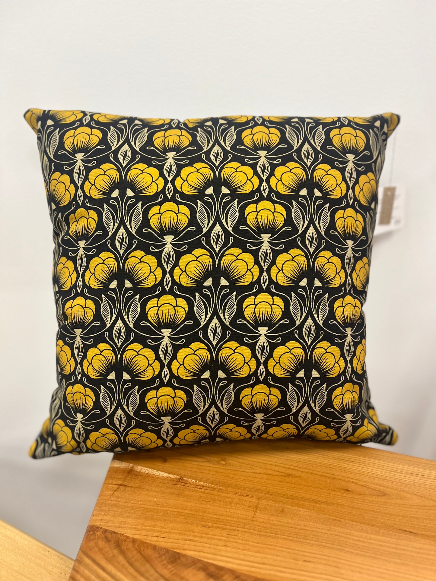 Yellow Flowers Cushion