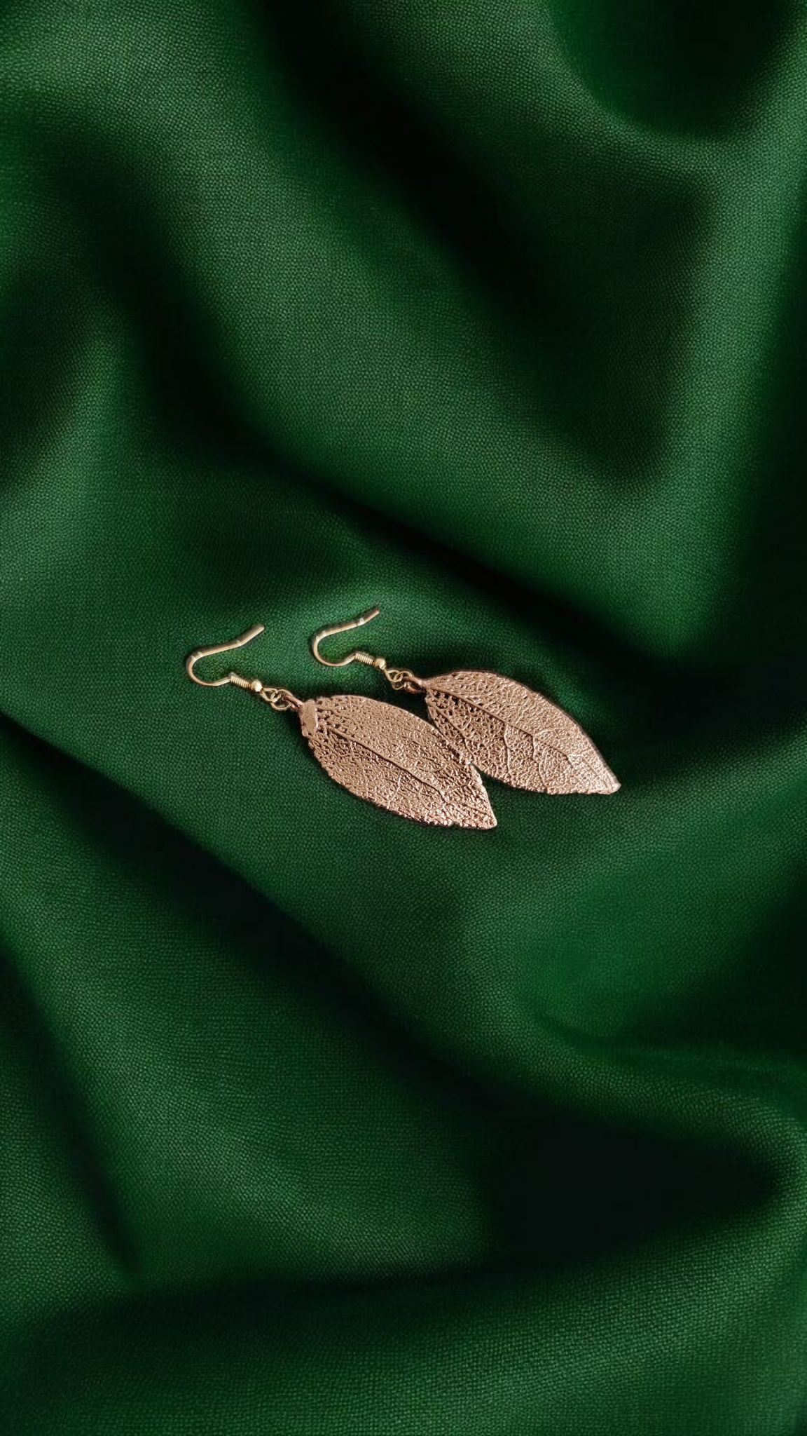 Copper Earrings “Physalis Lightness”