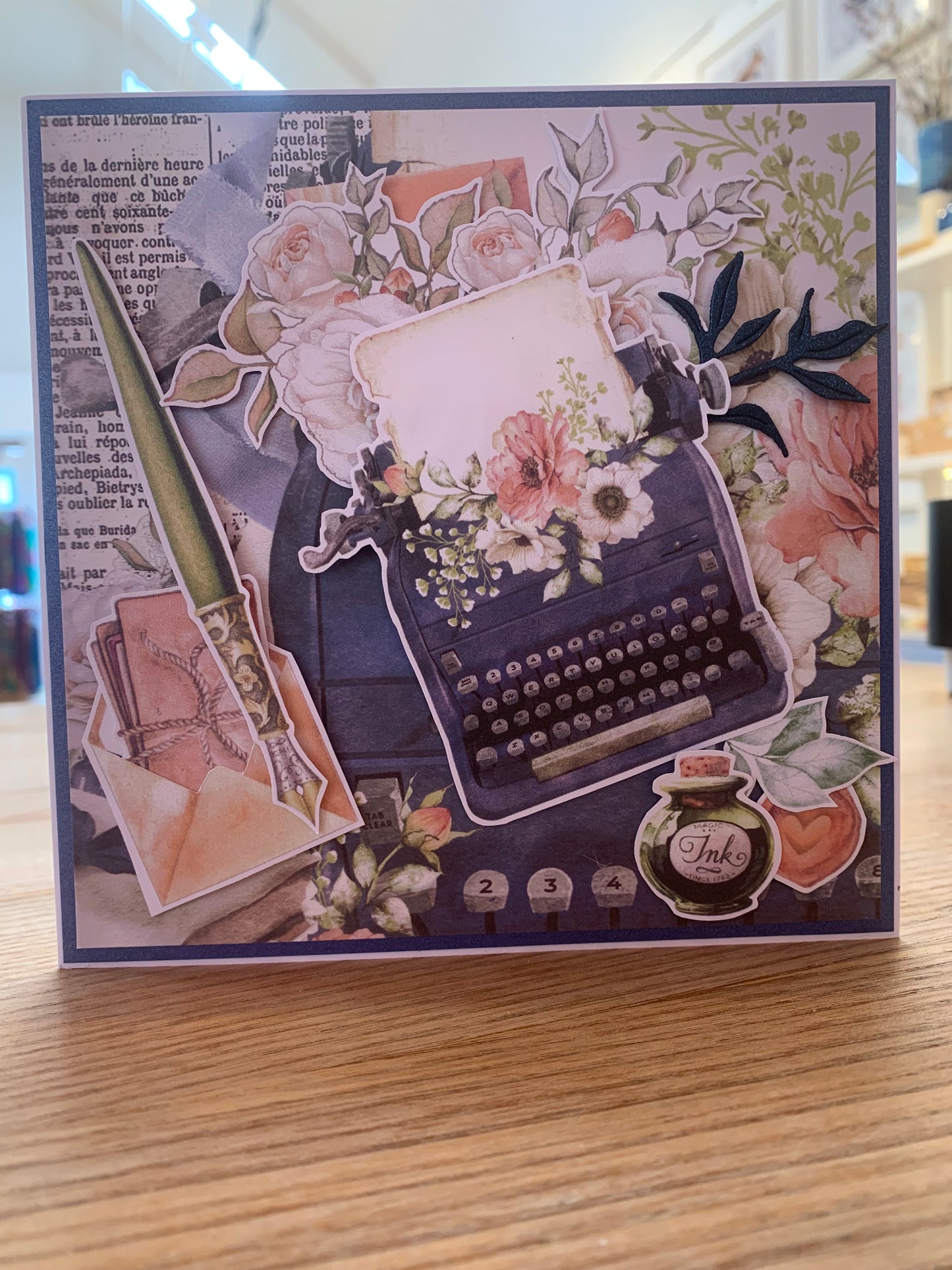Vintage stationery card