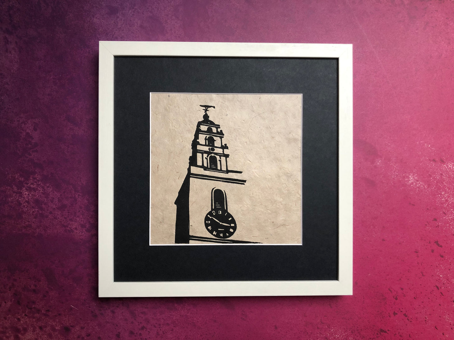 Shandon Cork Lino Print
