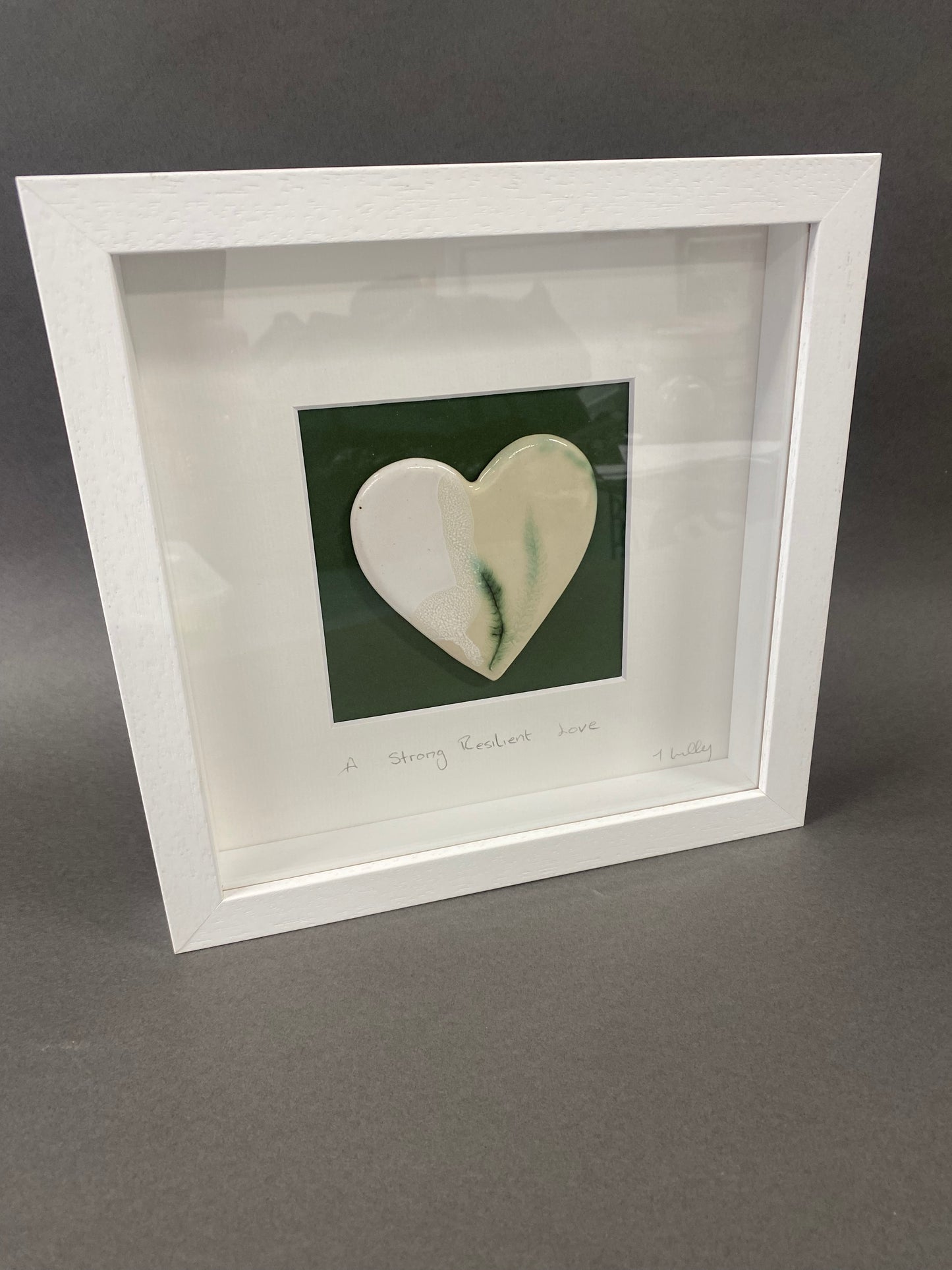Fern heart frame
