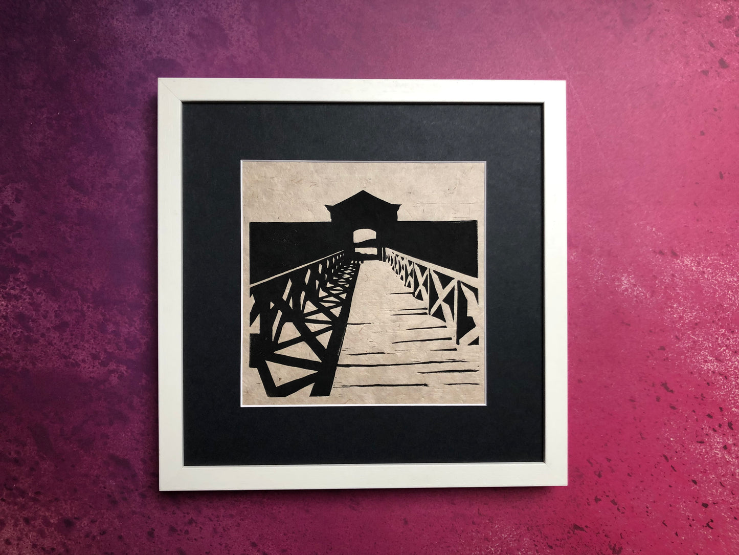 Charles Fort Kinsale Lino Print